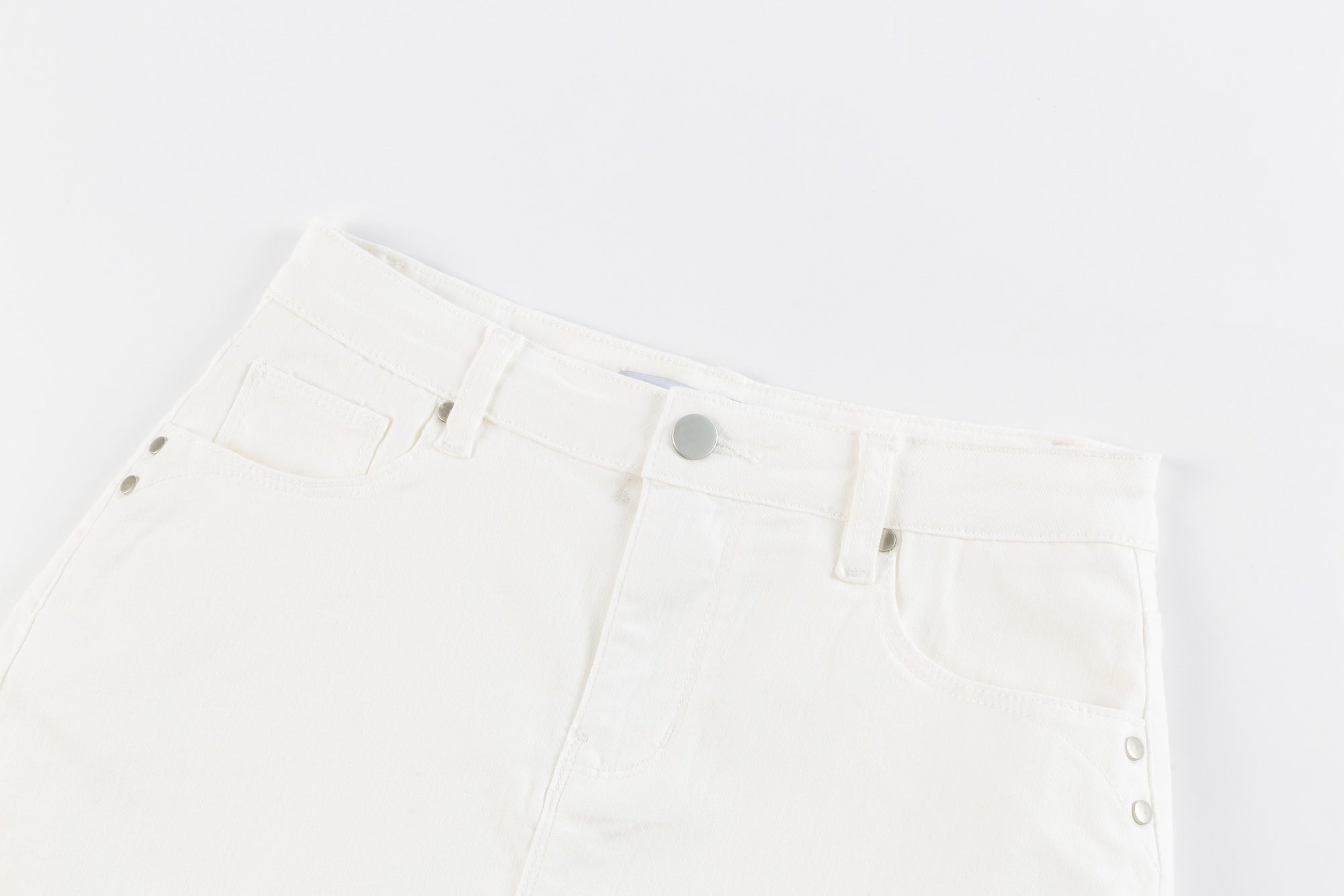 White Denim shorts