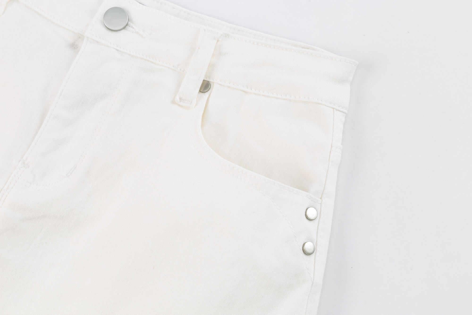 White Denim shorts