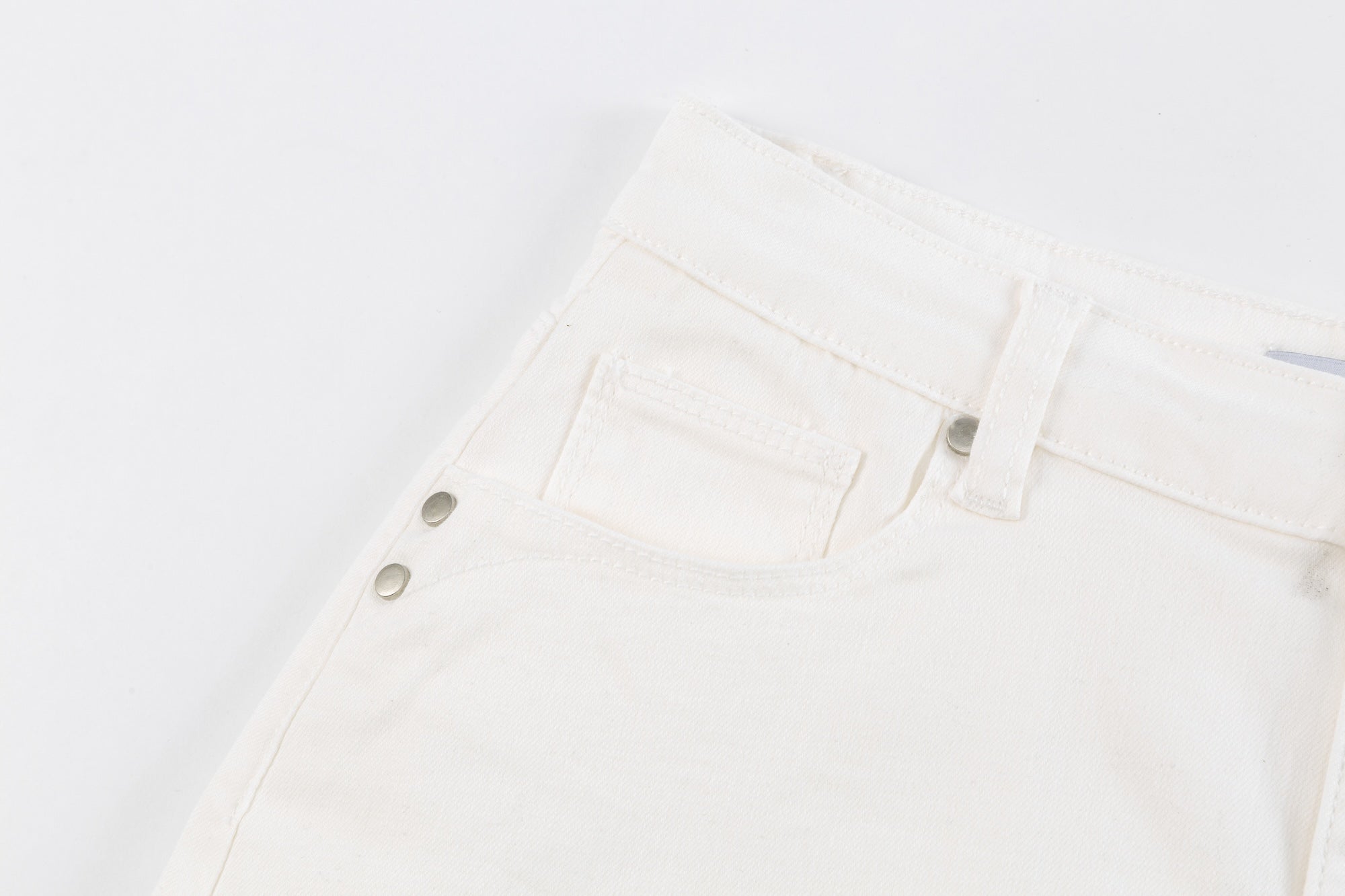 White Denim shorts