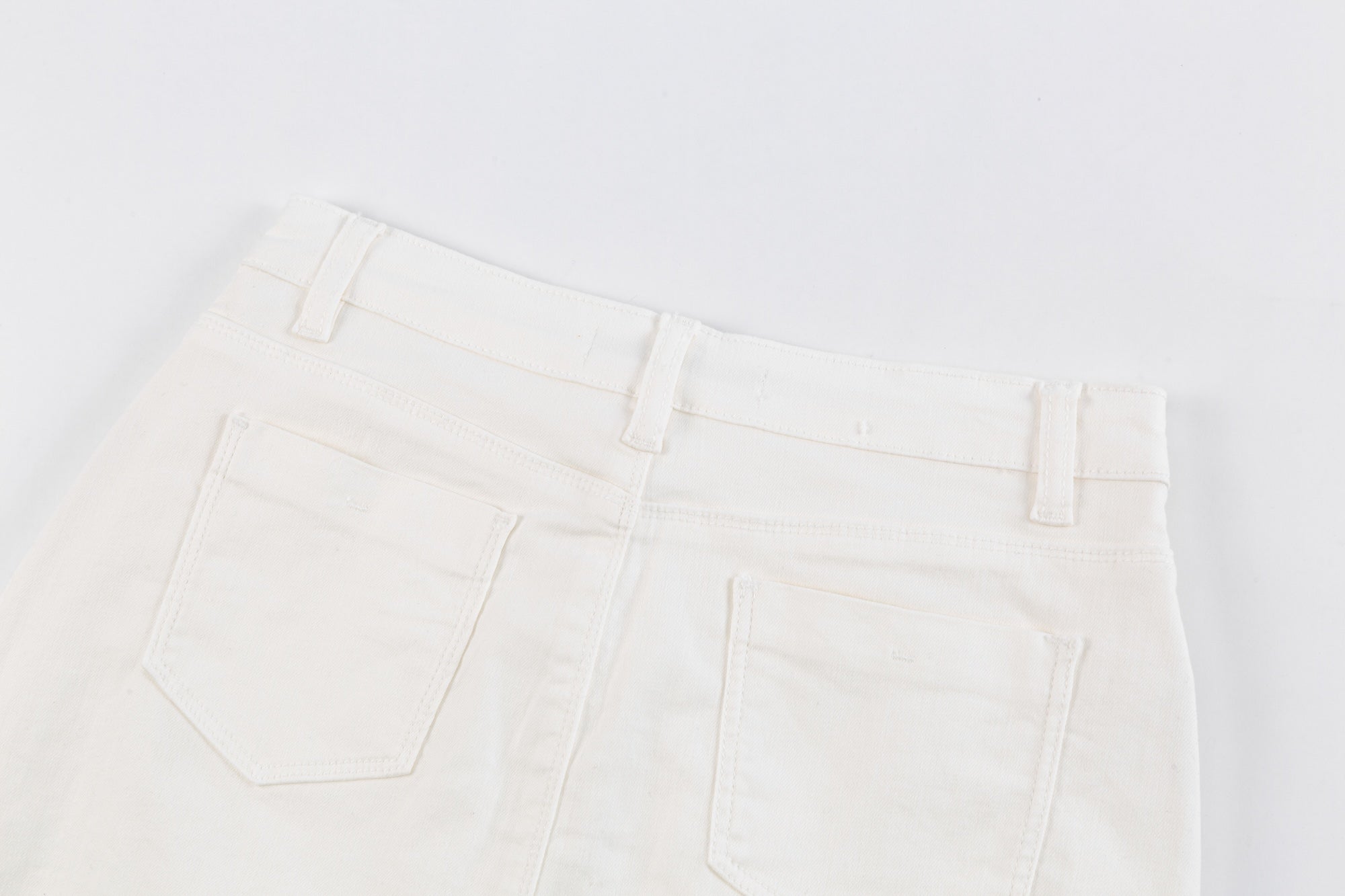 White Denim shorts