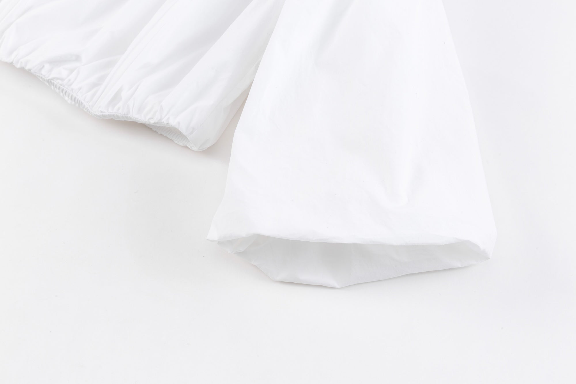One-Shoulder Gathered Cropped Shirt