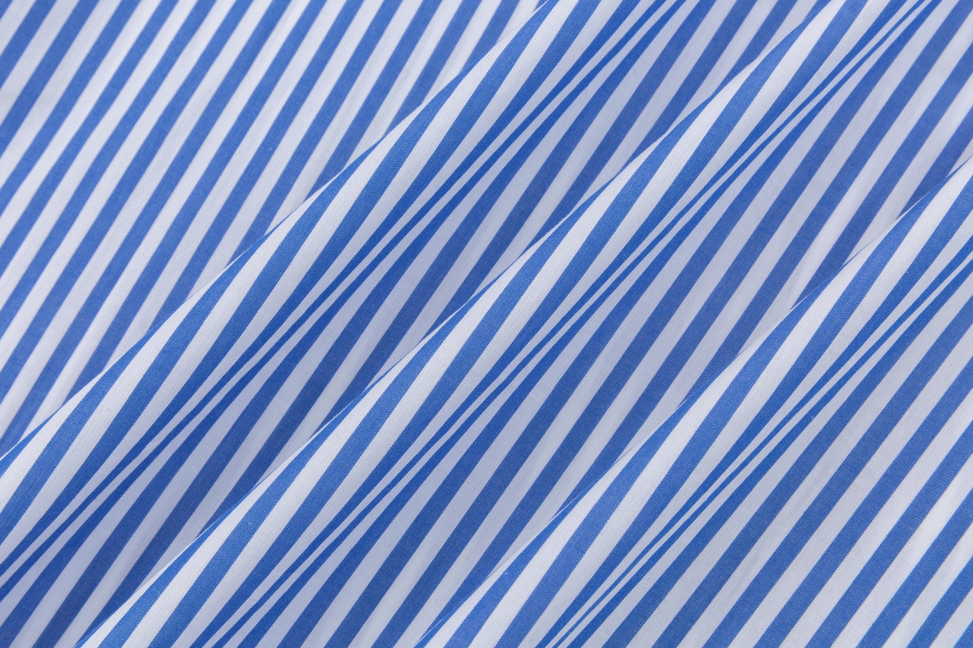Blue-White Stripe Halter Shoulder Shirt
