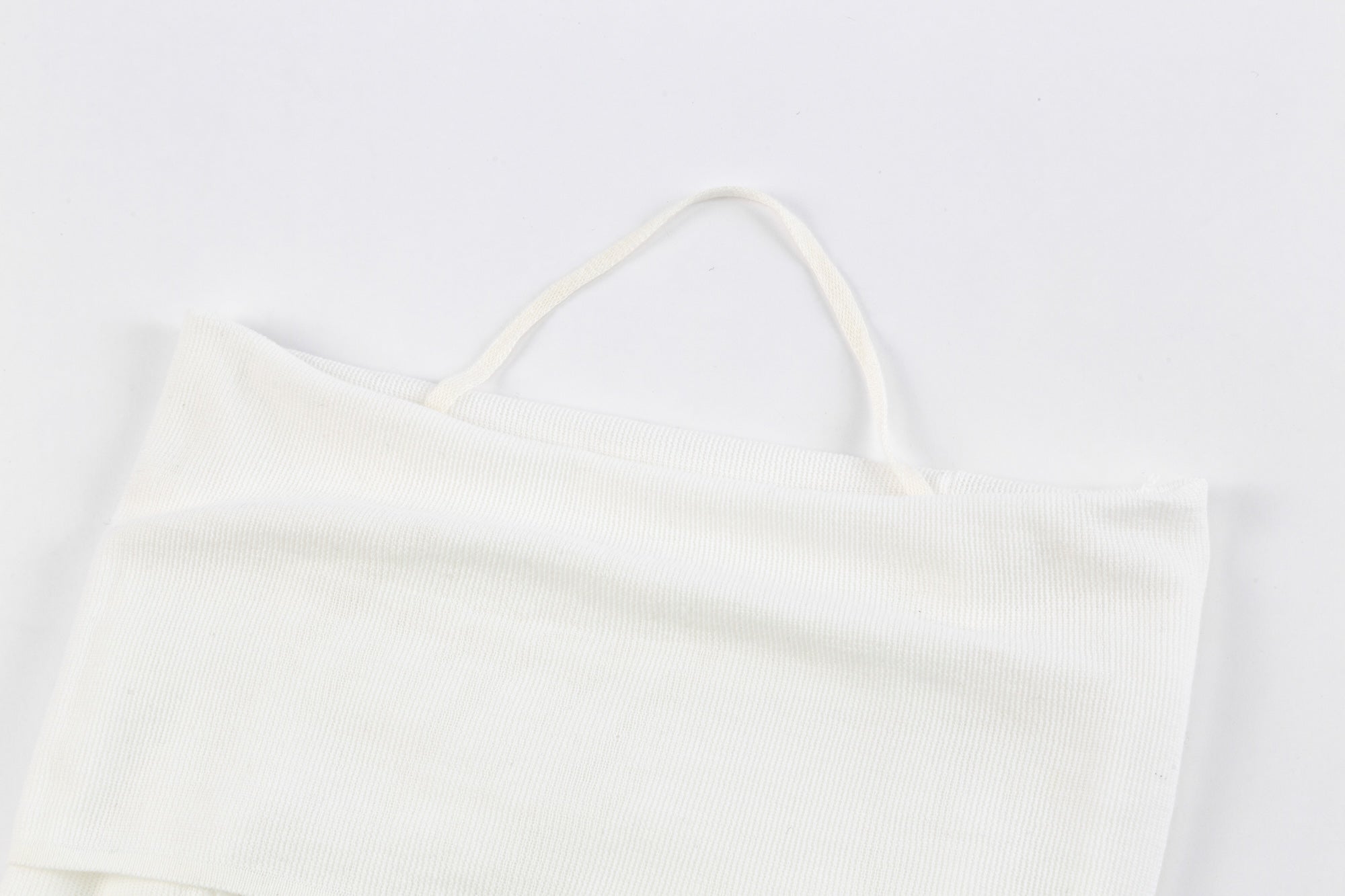 One-Shoulder Long Sleeve Knit Blouse