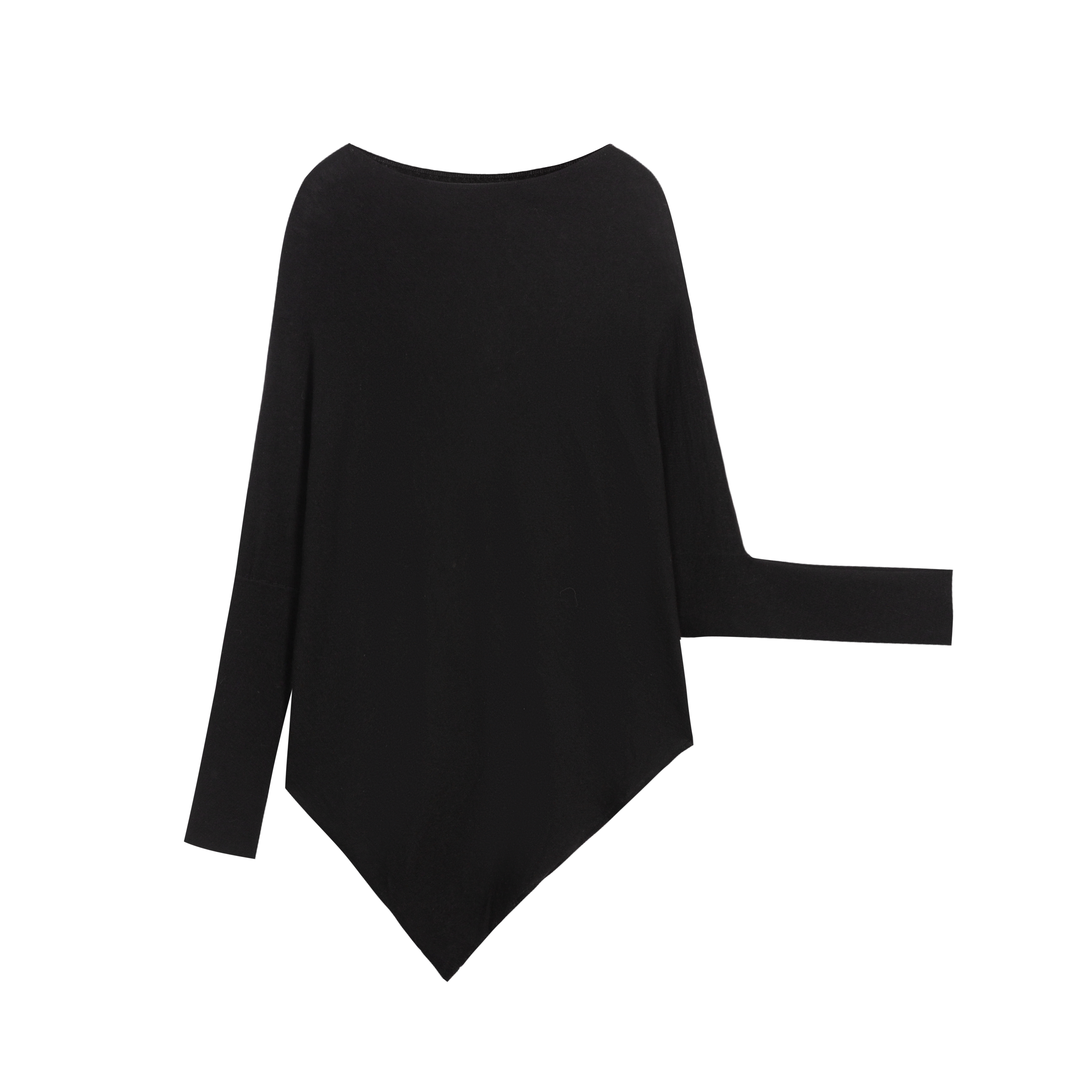 HDL Paire Flamma Draped Asymmetric Off-Shoulder Top