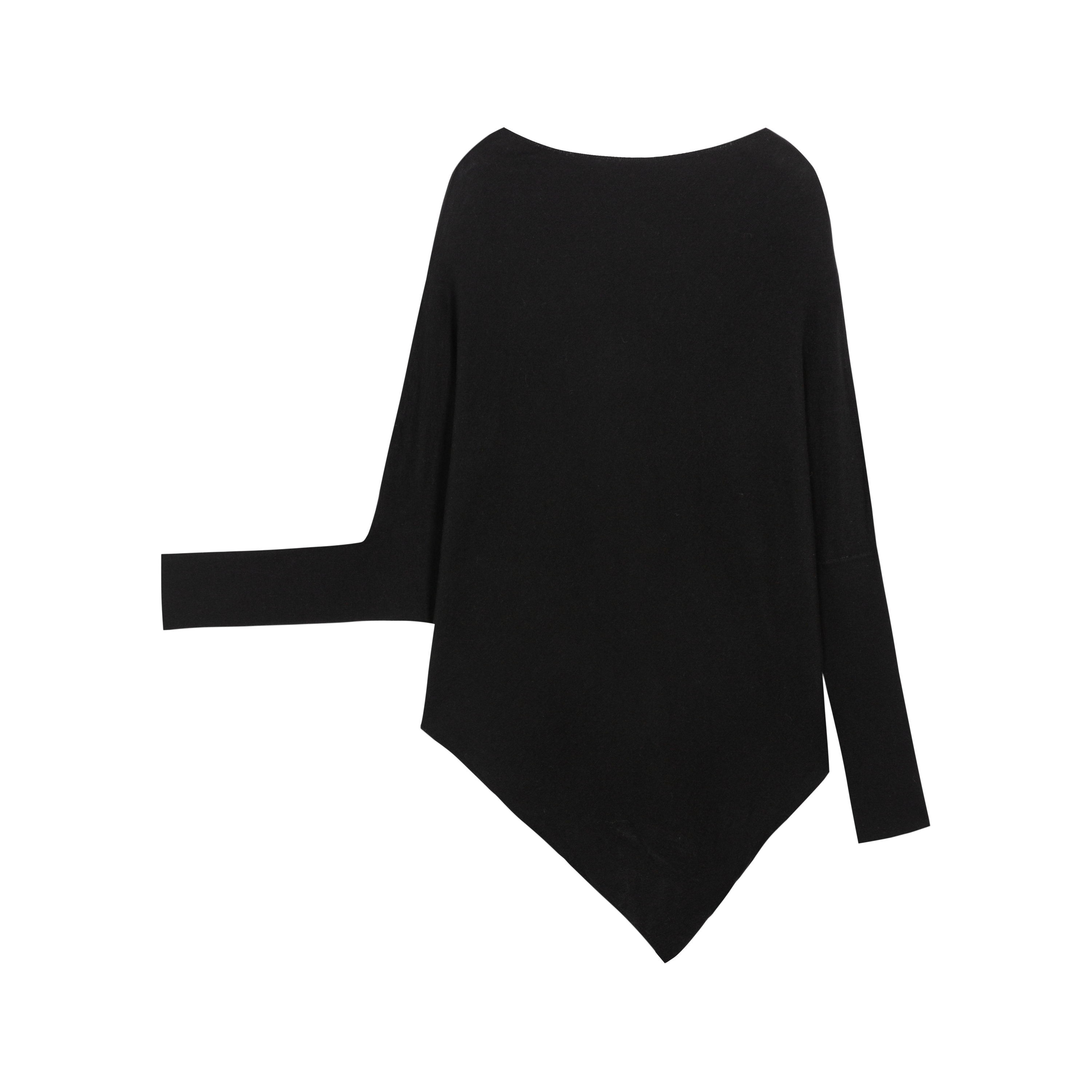 HDL Paire Flamma Draped Asymmetric Off-Shoulder Top