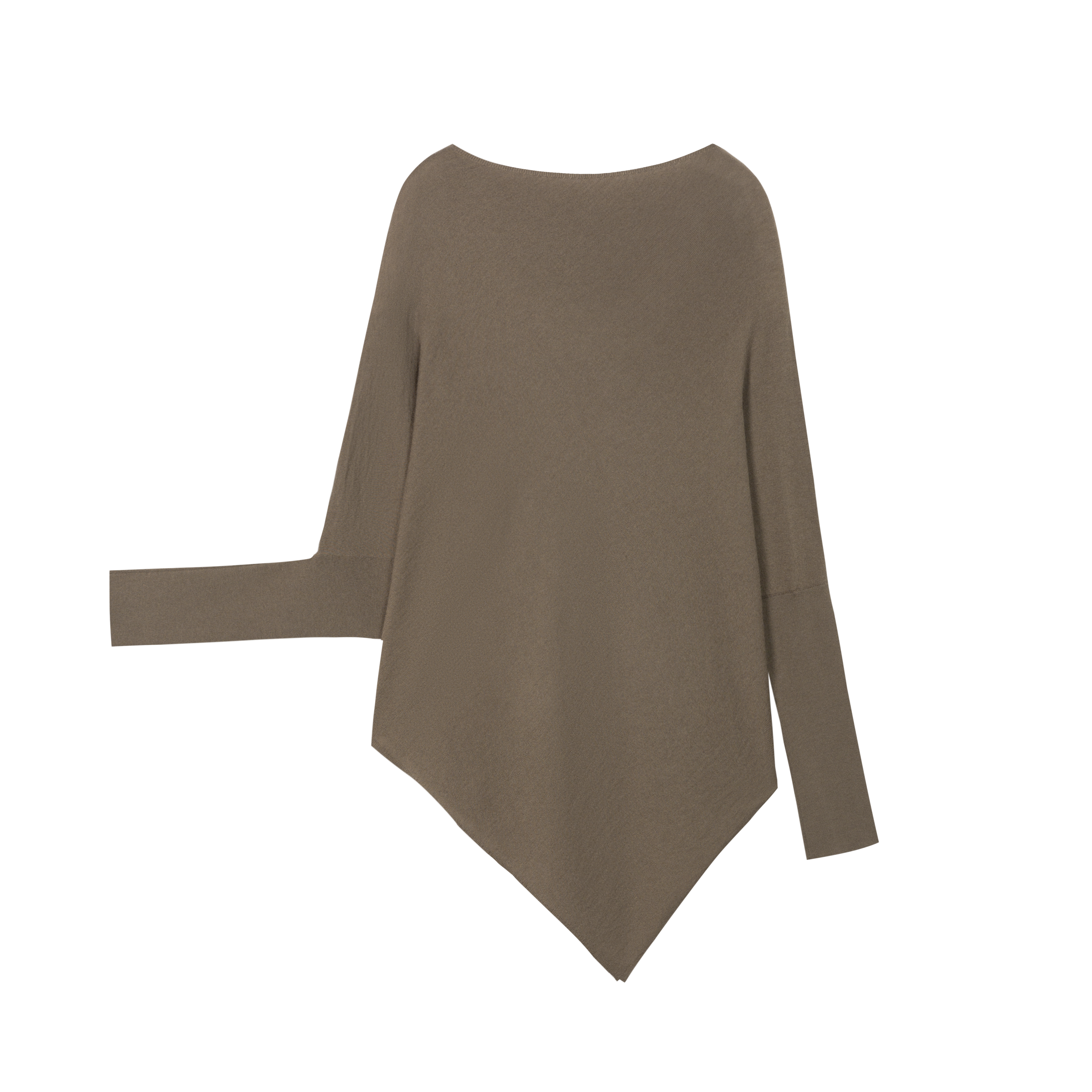 HDL Paire Flamma Draped Asymmetric Off-Shoulder Top