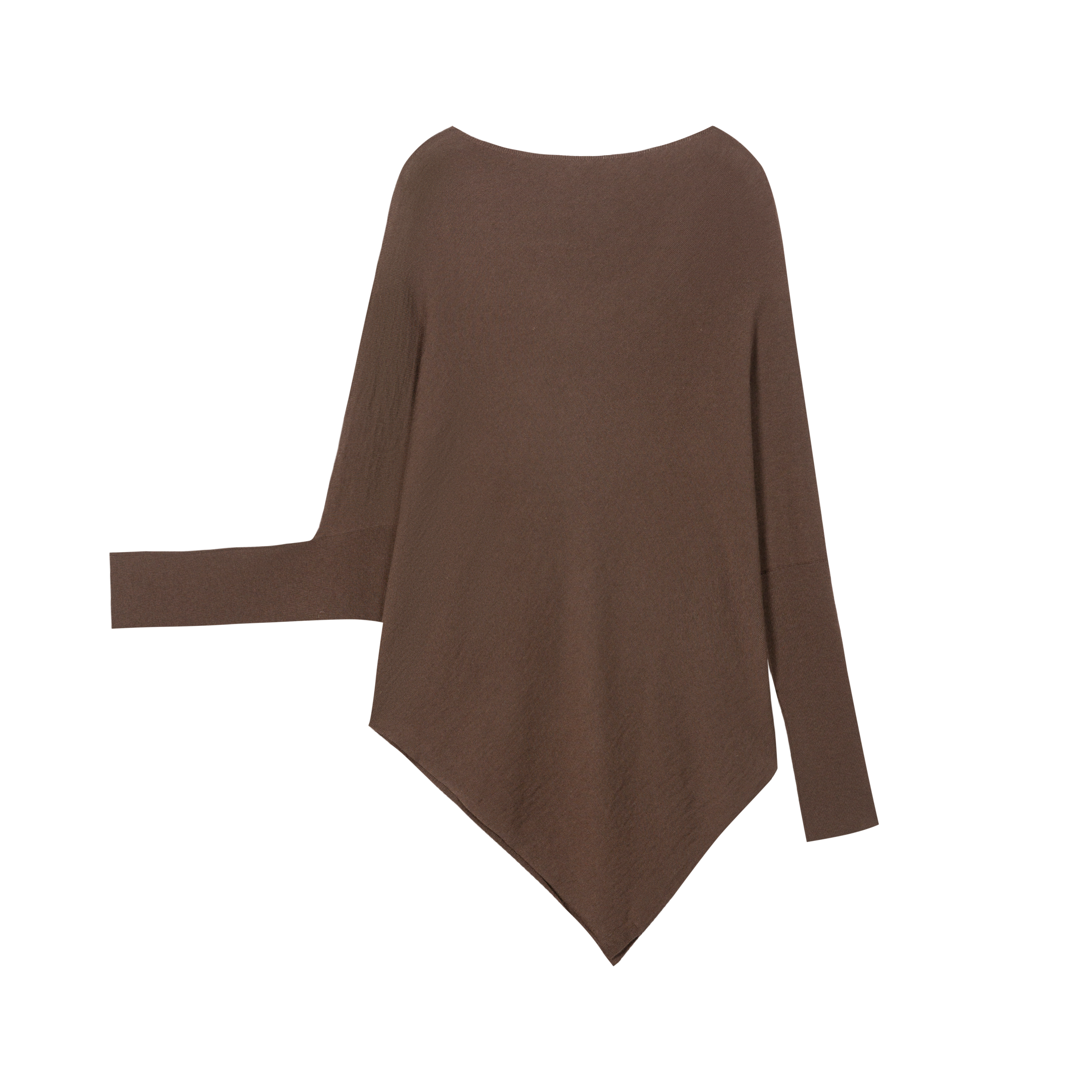 HDL Paire Flamma Draped Asymmetric Off-Shoulder Top