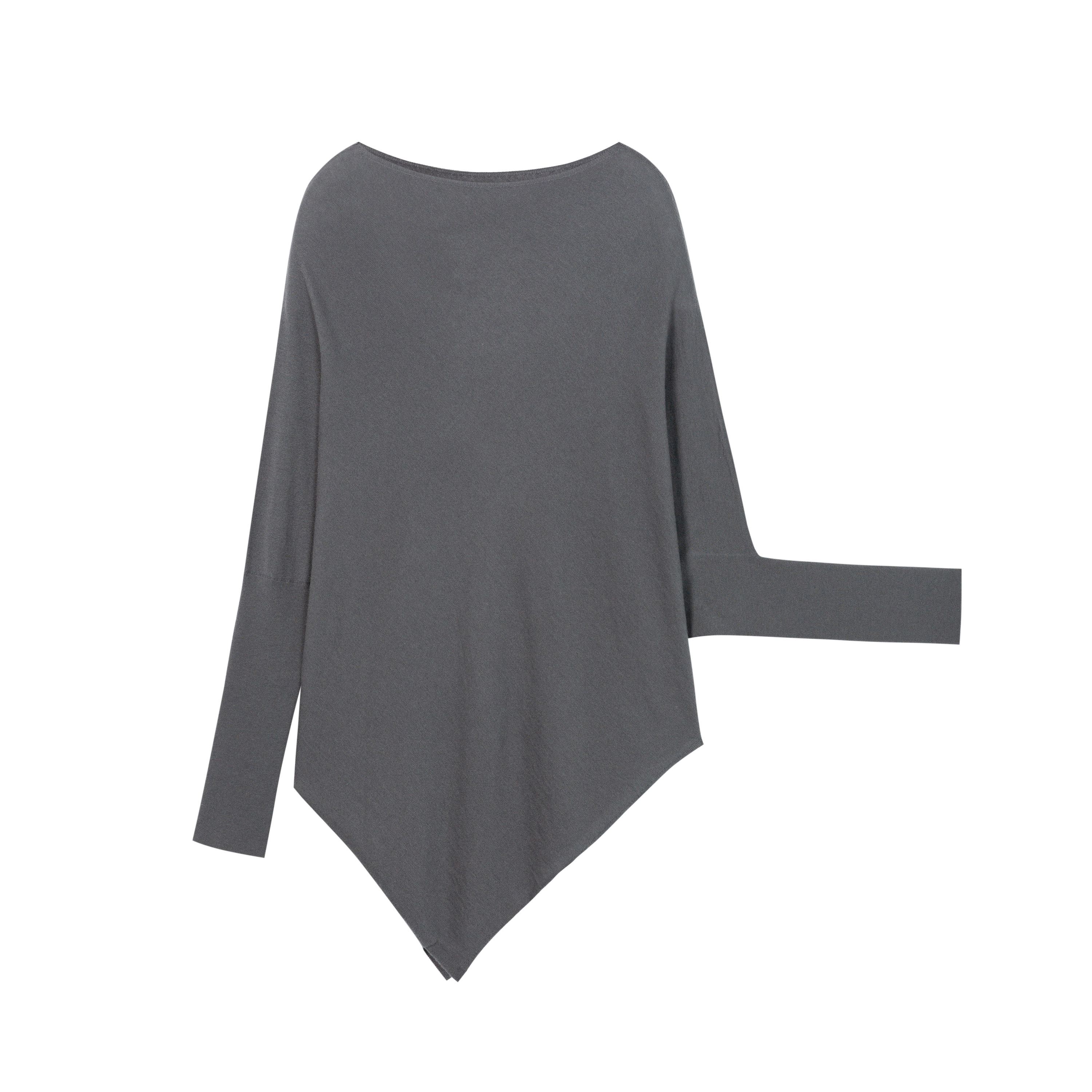 HDL Paire Flamma Draped Asymmetric Off-Shoulder Top