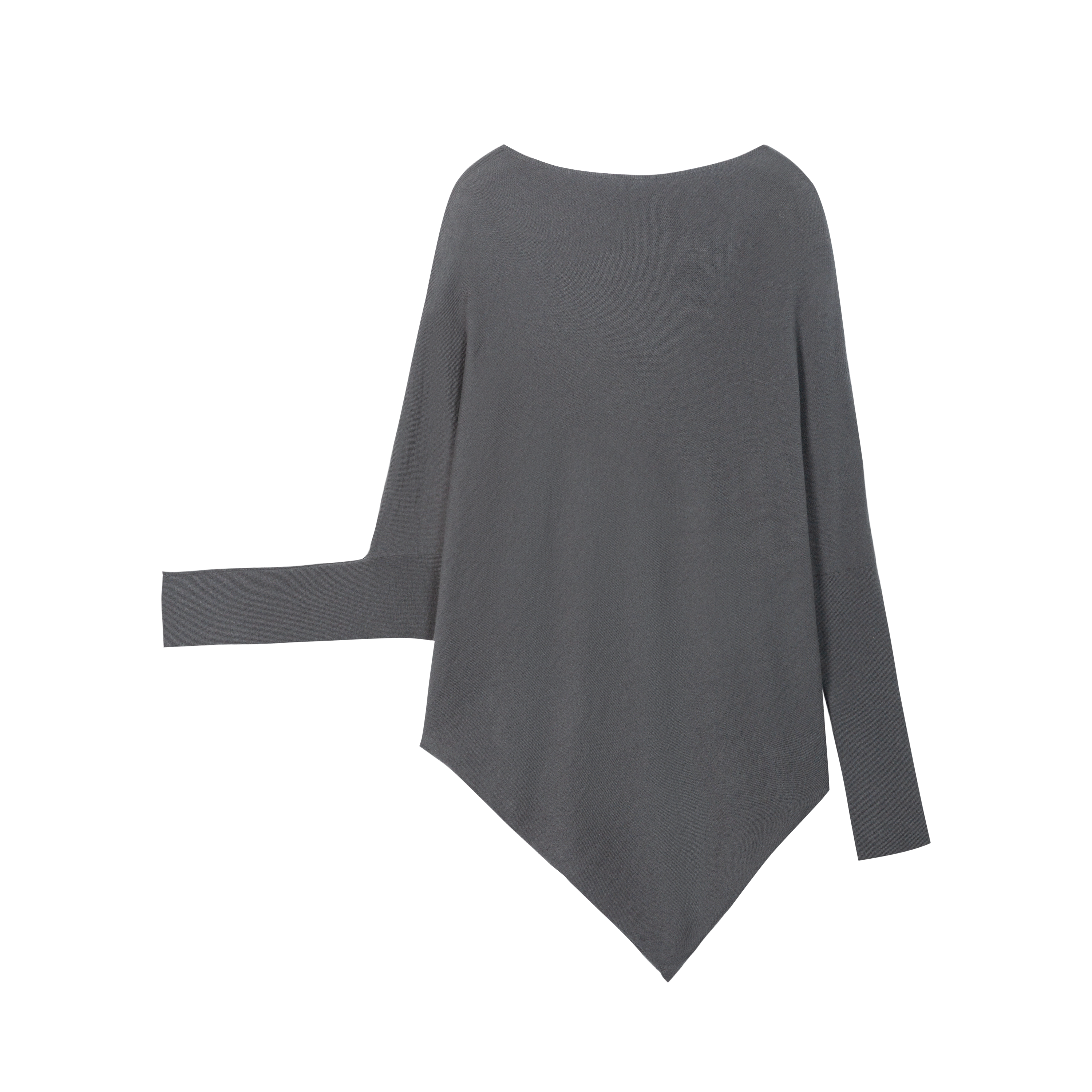 HDL Paire Flamma Draped Asymmetric Off-Shoulder Top