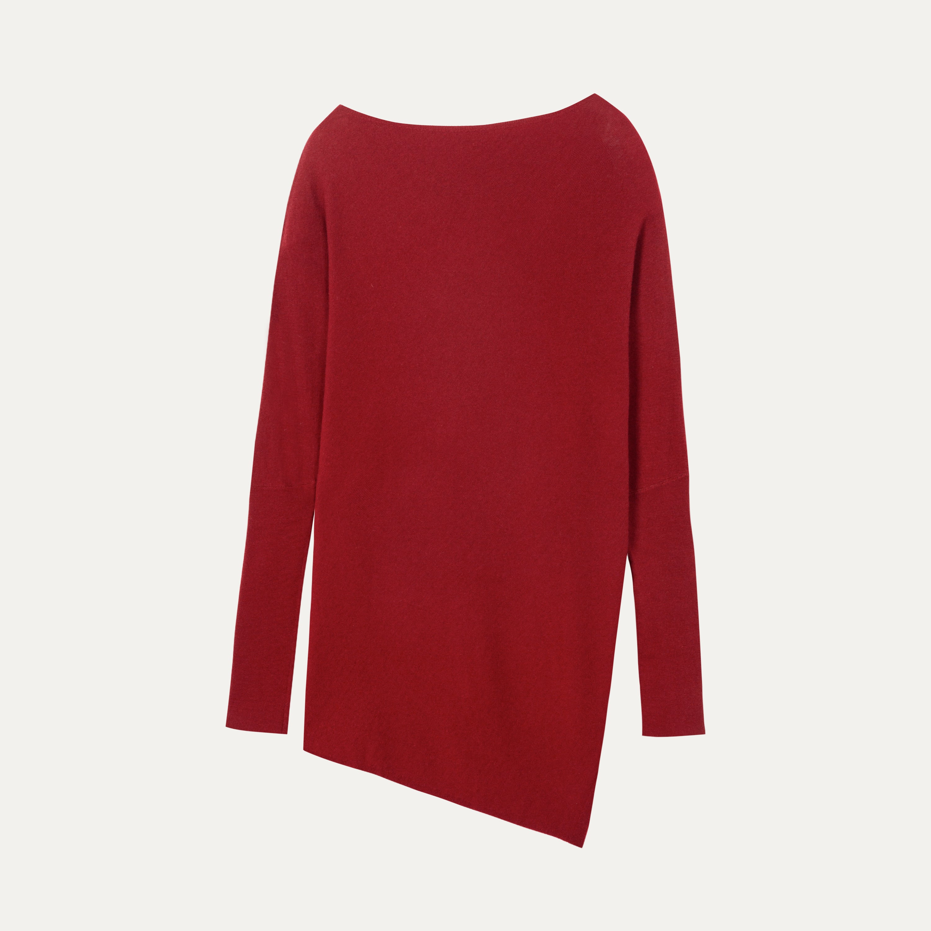 HDL Paire Flamma Draped Asymmetric Off-Shoulder Top