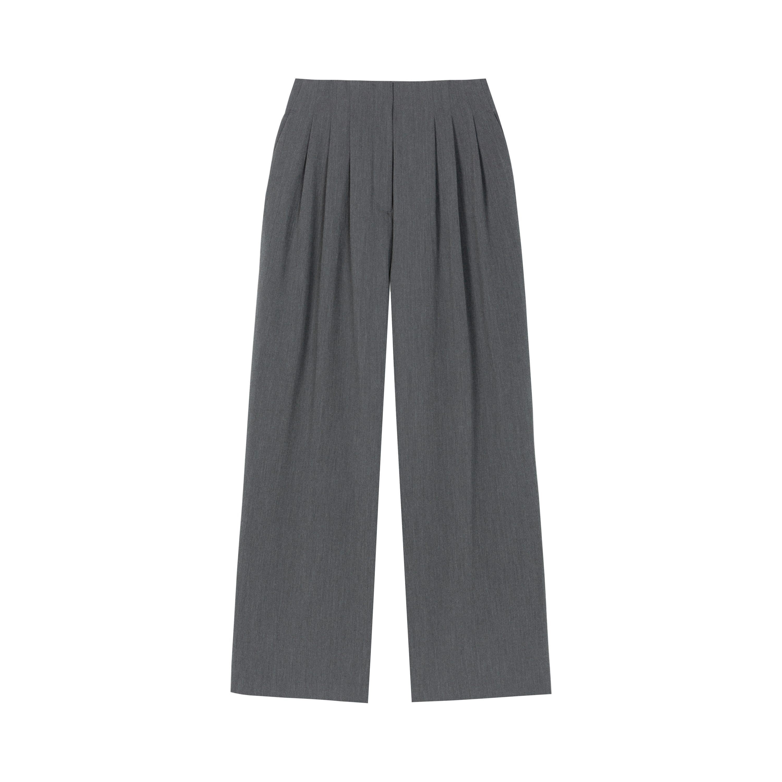HDL Paire Flamma Grey Textured Tailored Trousers