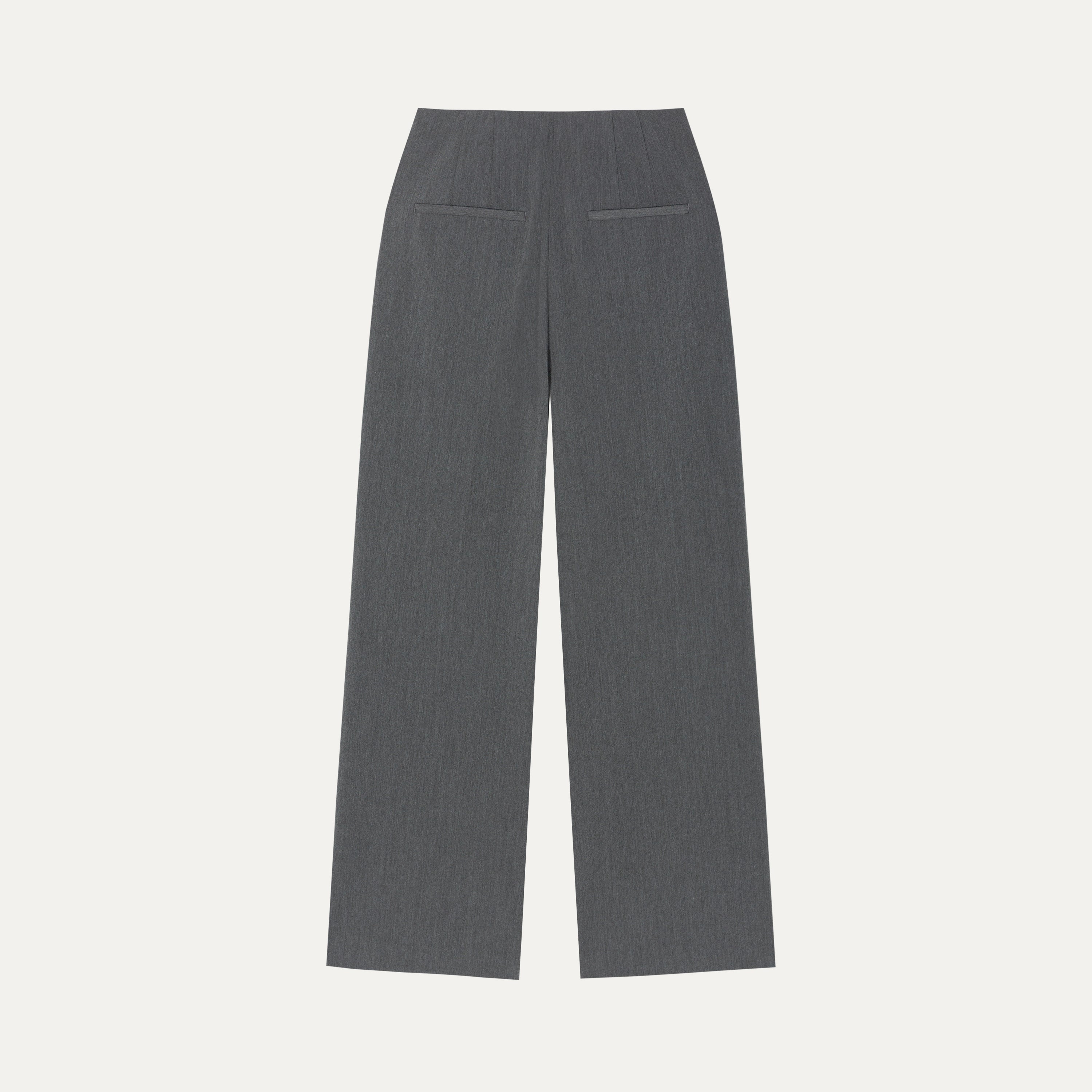 HDL Paire Flamma Grey Textured Tailored Trousers