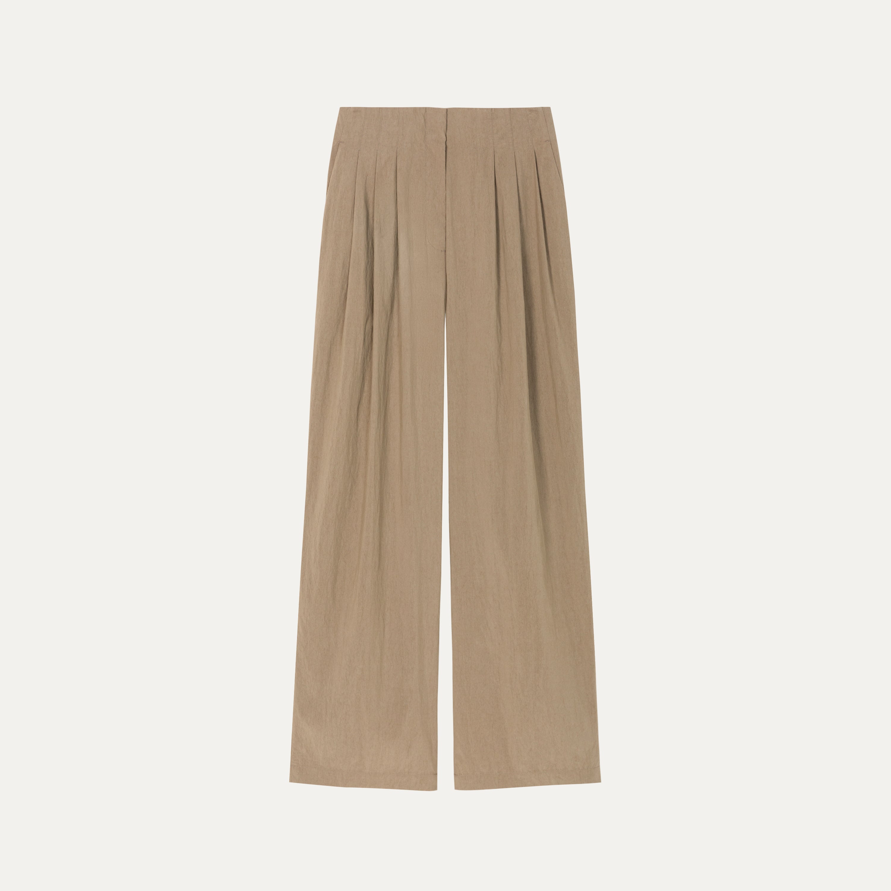 HDL Paire Flamma Brown Lightweight Straight-Leg Pants