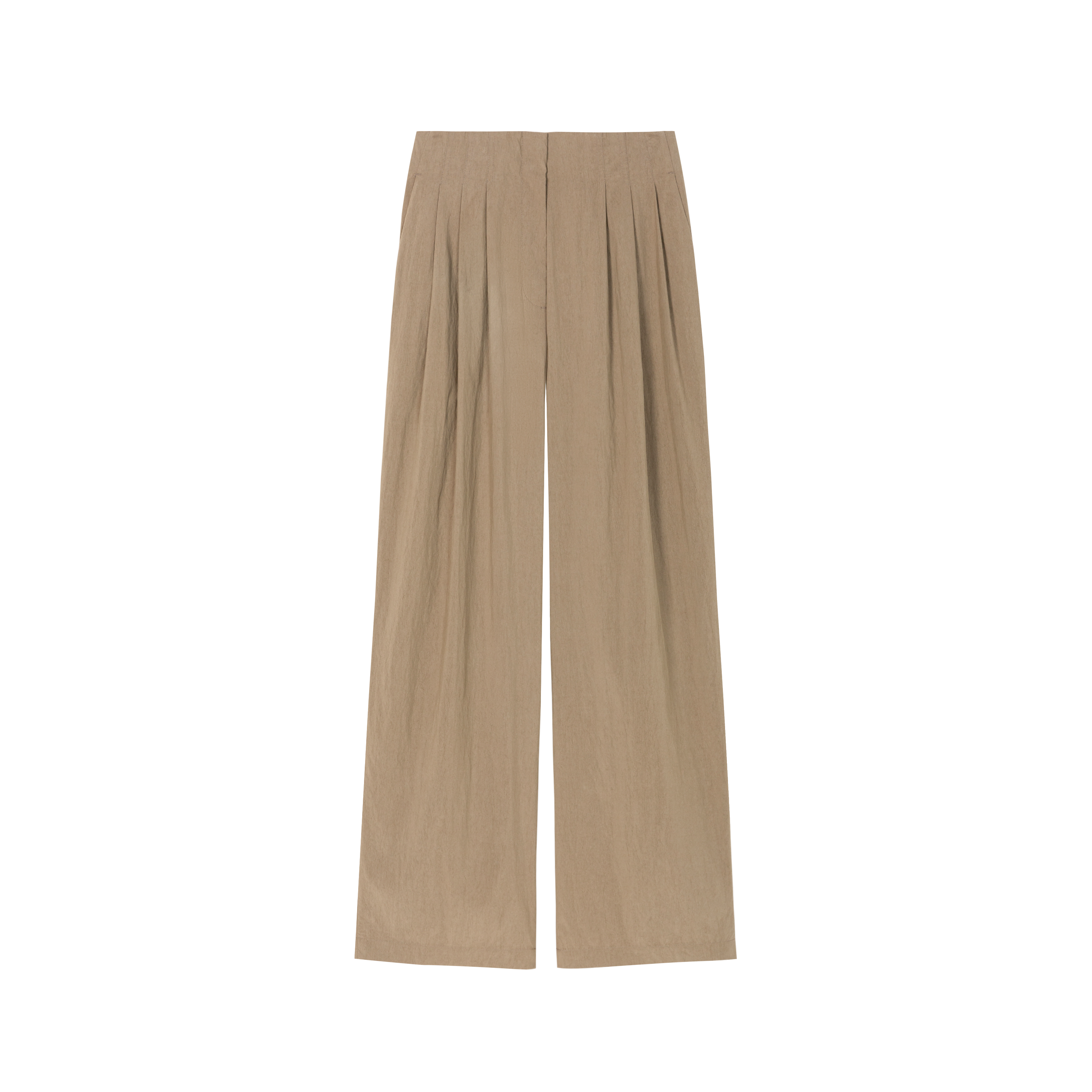 HDL Paire Flamma Brown Lightweight Straight-Leg Pants