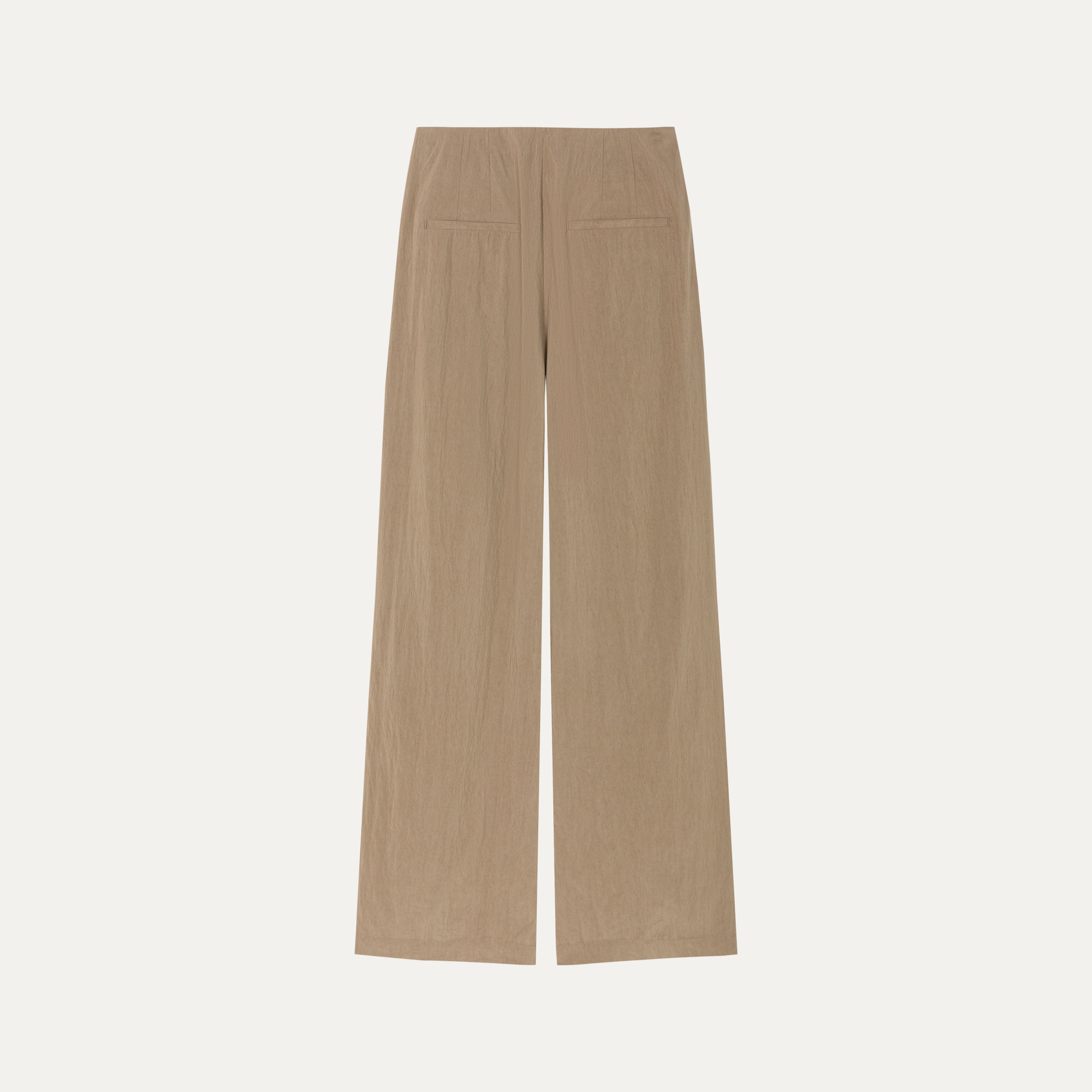 HDL Paire Flamma Brown Lightweight Straight-Leg Pants