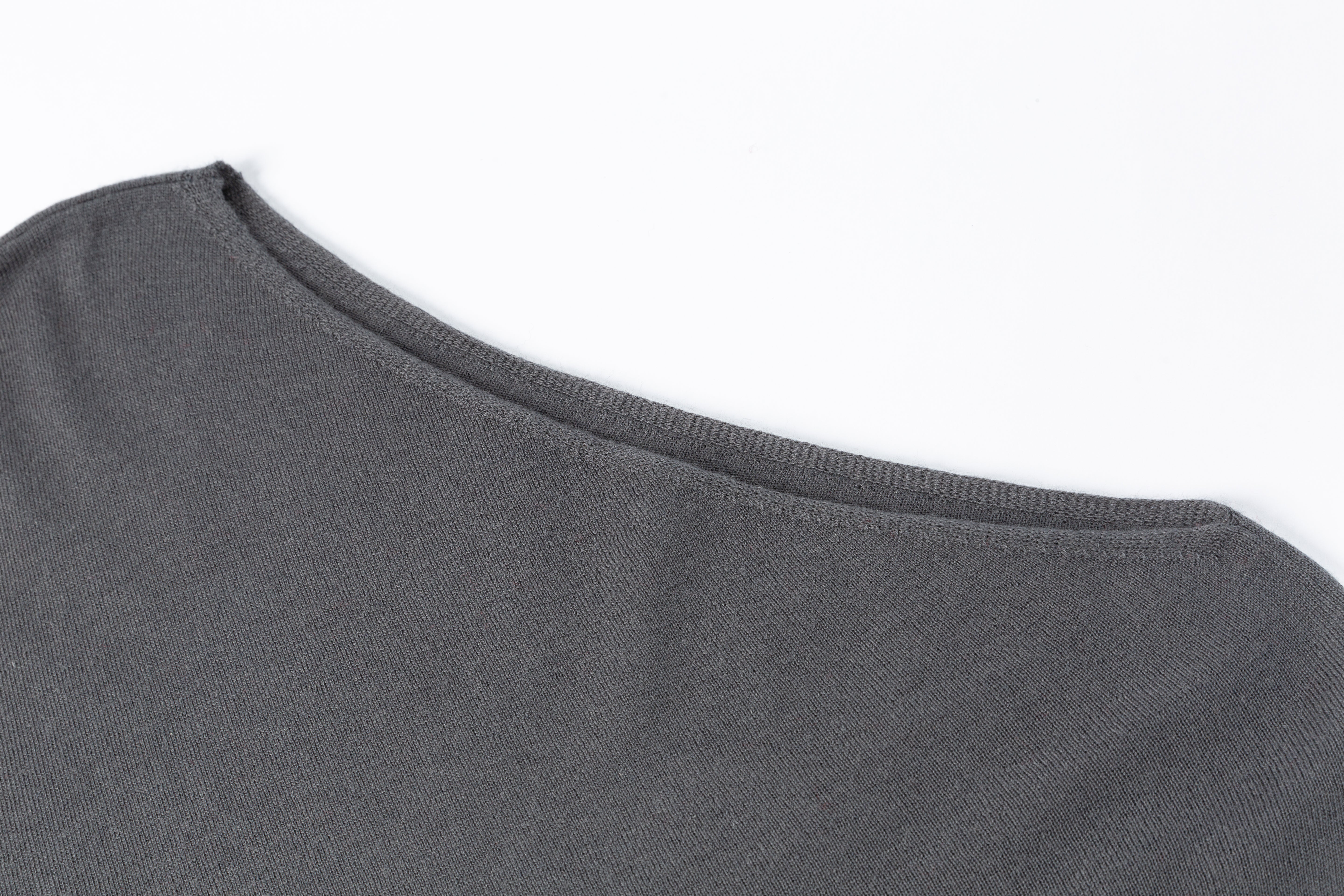 HDL Paire Flamma Draped Asymmetric Off-Shoulder Top