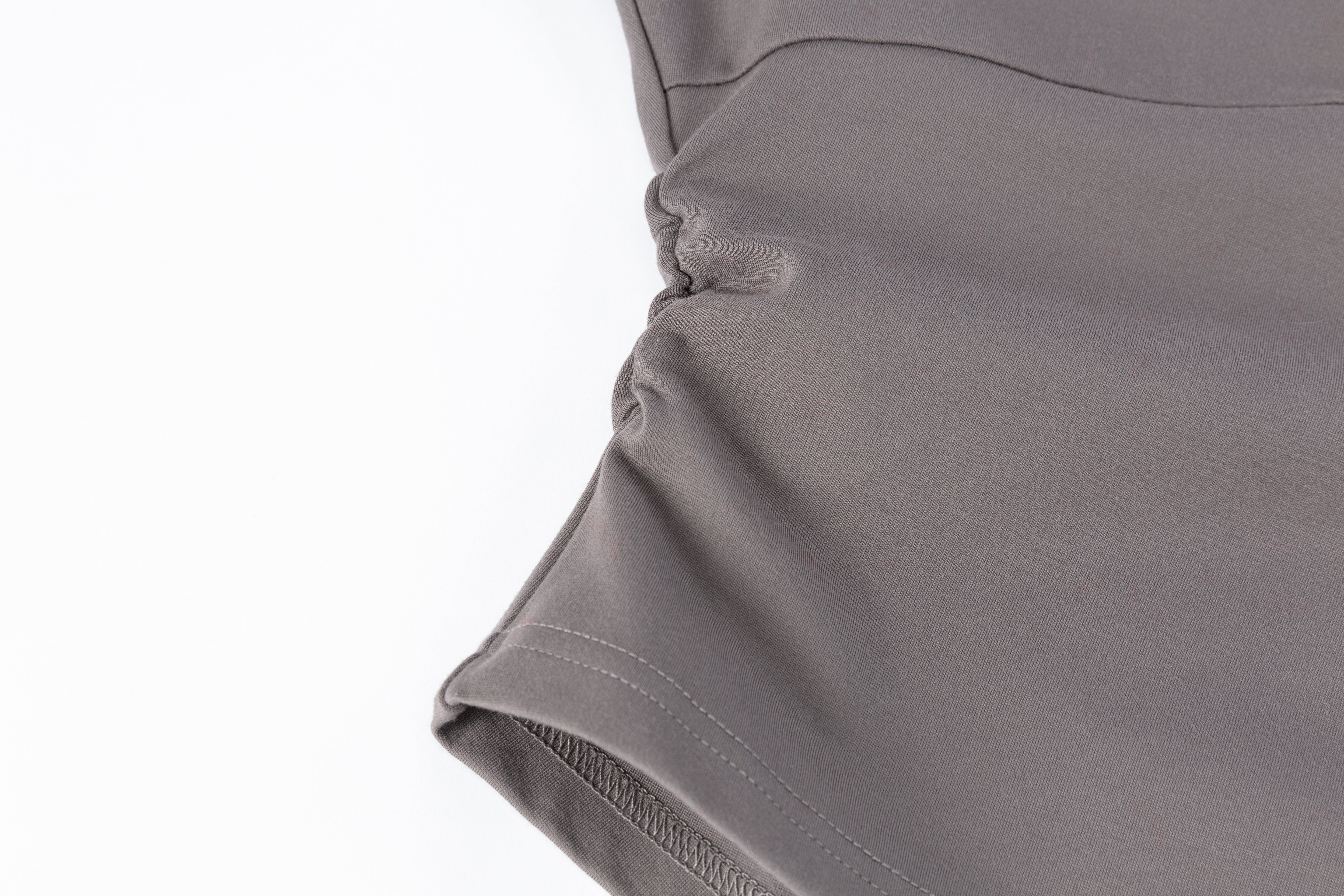 HDL Paire Flamma Grey Brown Panel Casual Top