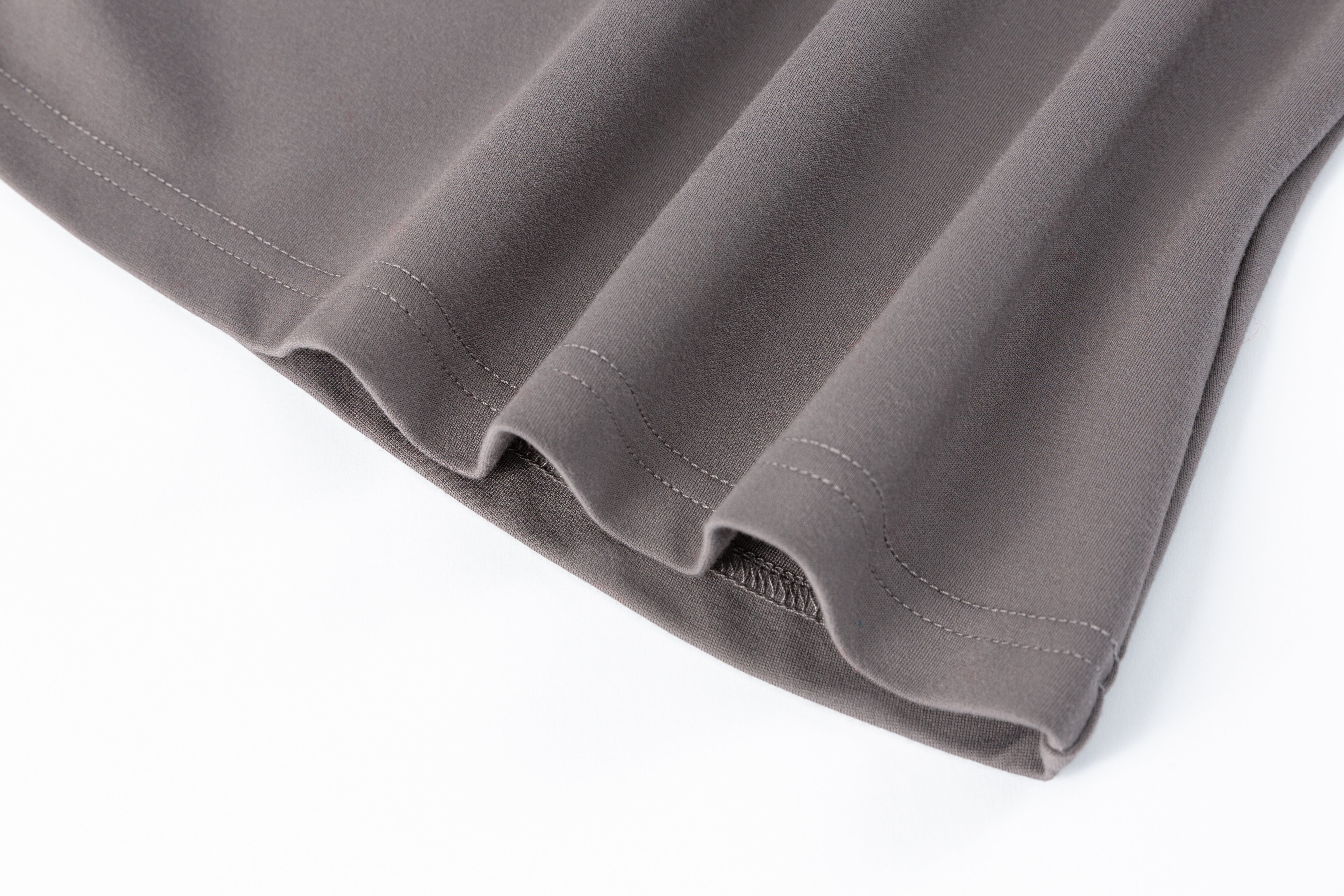 HDL Paire Flamma Grey Brown Panel Casual Top