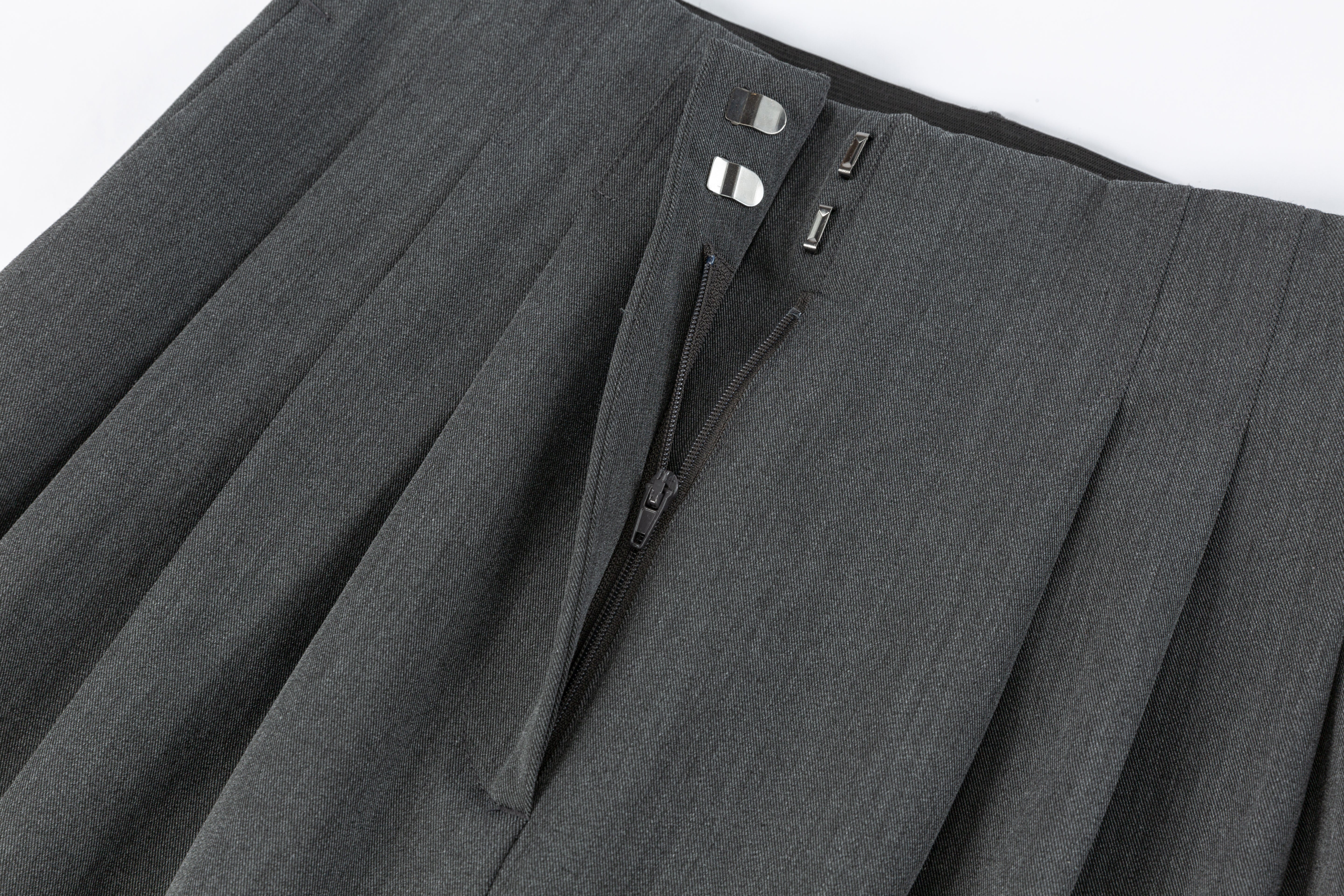 HDL Paire Flamma Grey Textured Tailored Trousers