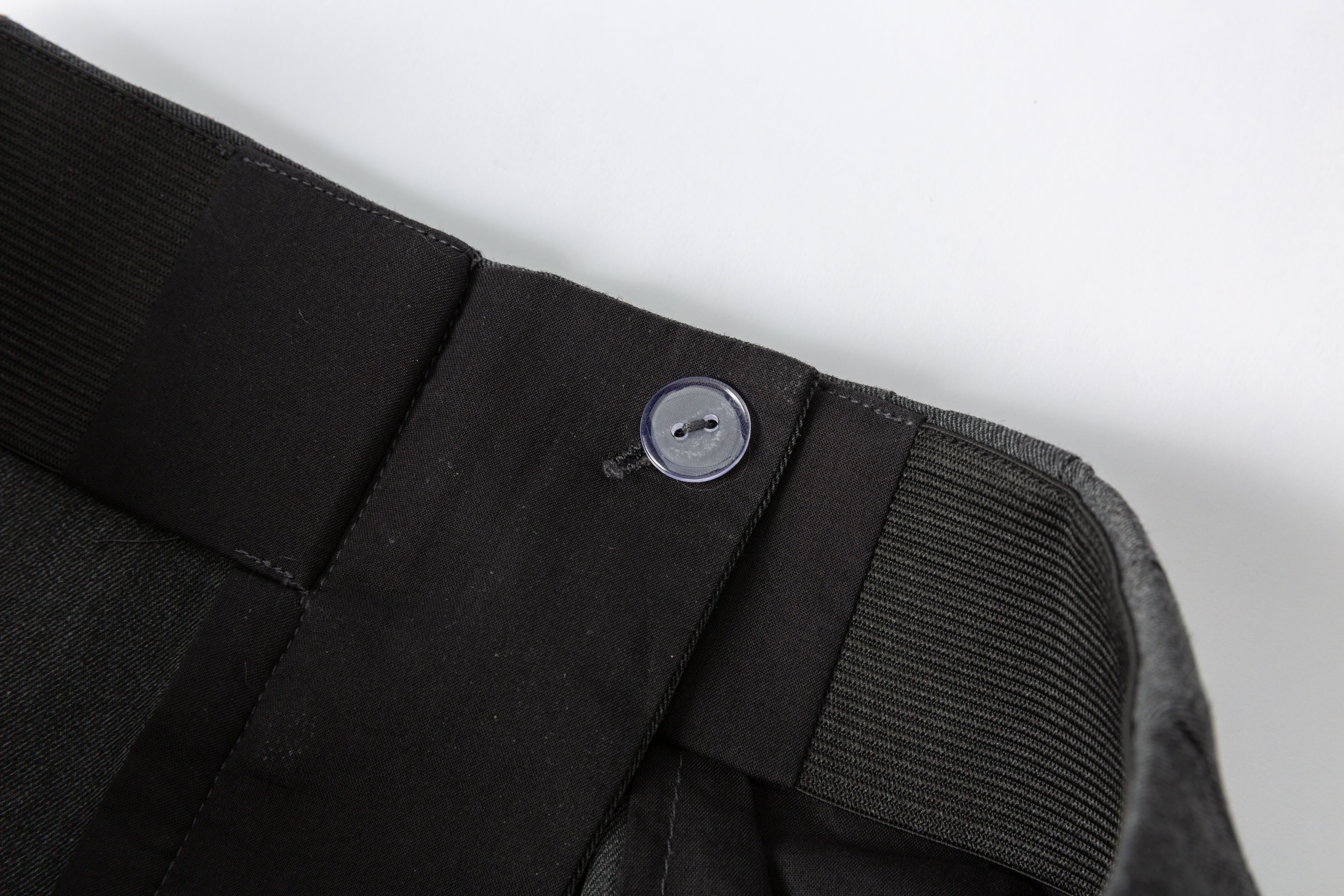 HDL Paire Flamma Grey Textured Tailored Trousers