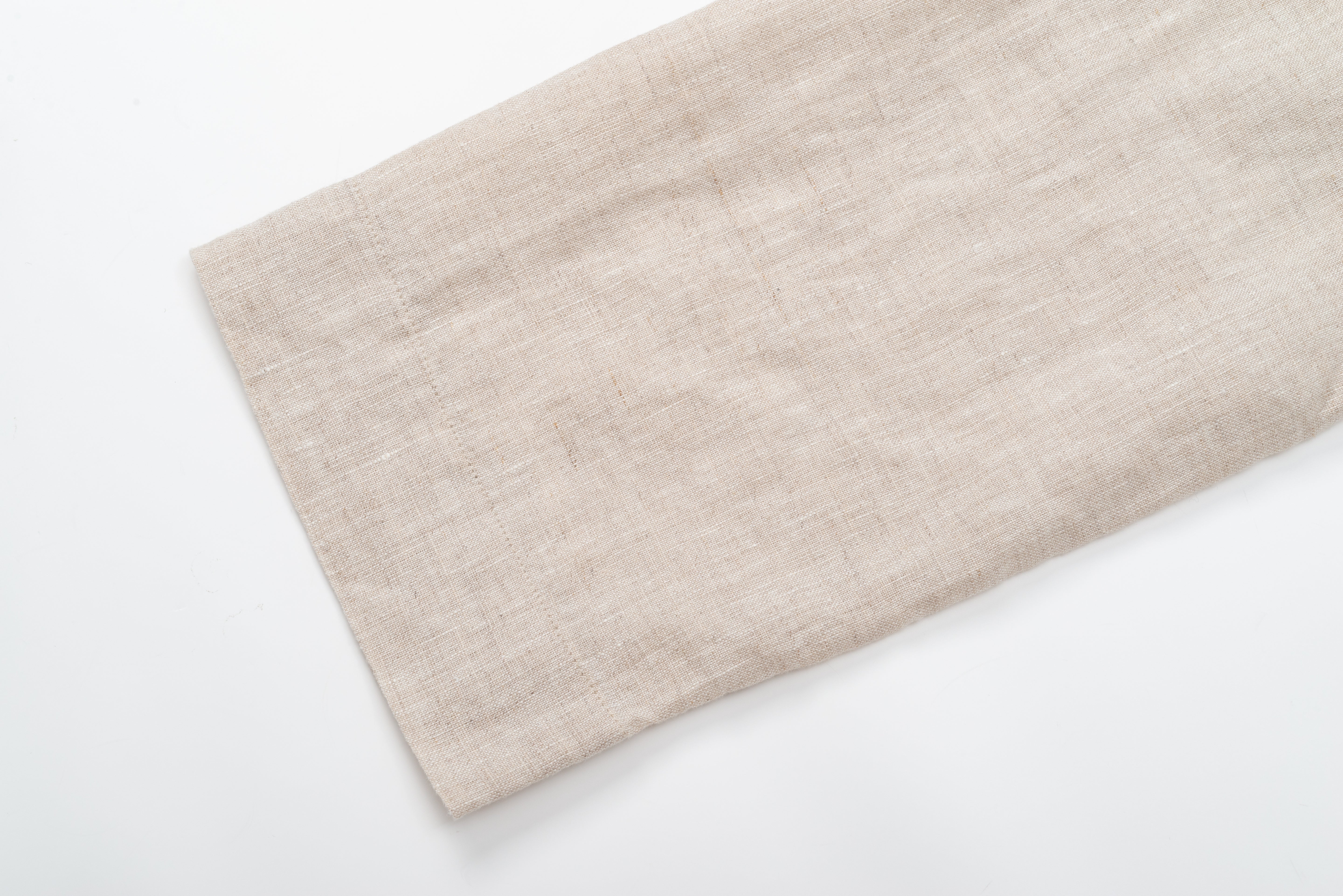 Lapel Collar Cropped Linen Shirt