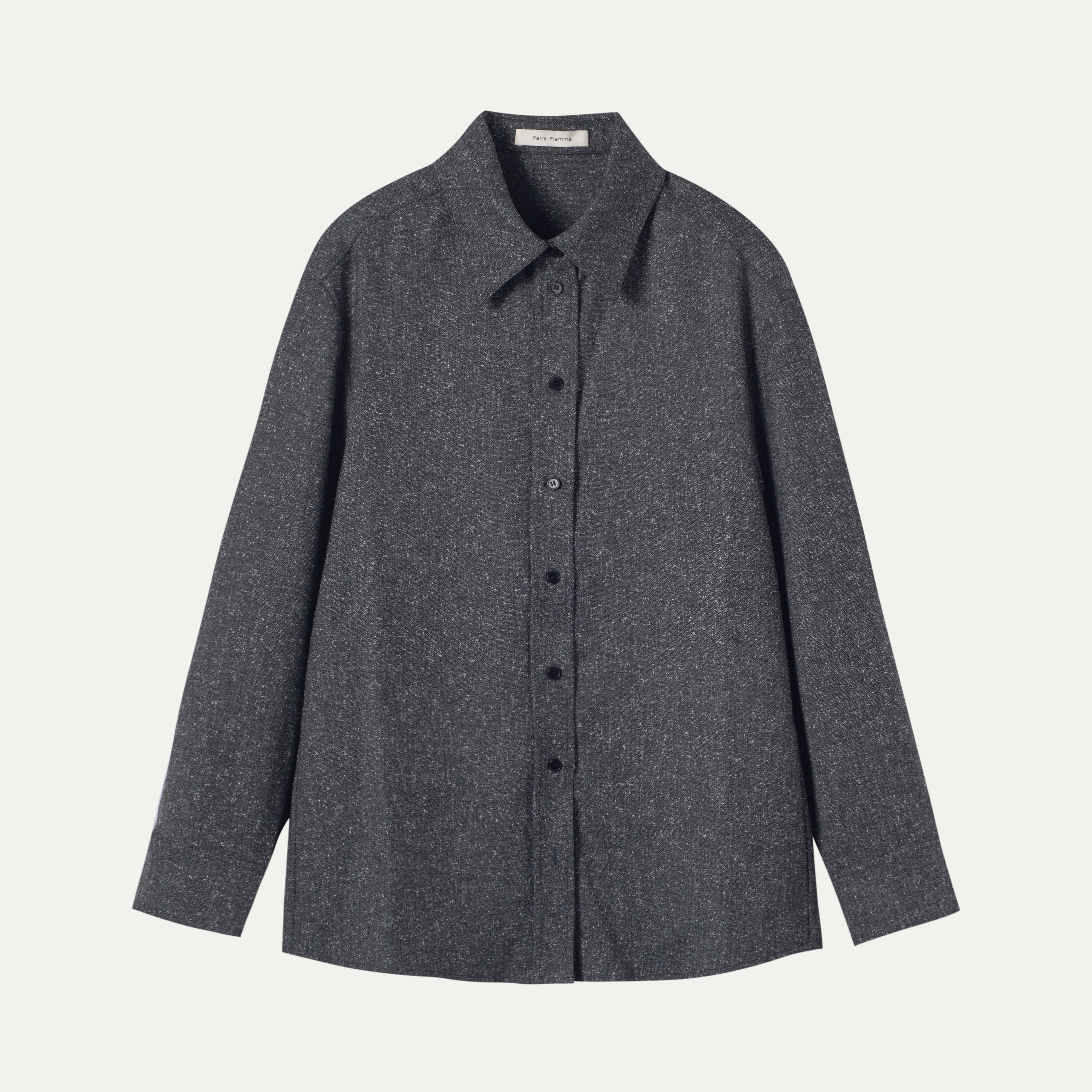 HDL Paire Flamma Heather Grey Textured Shirt