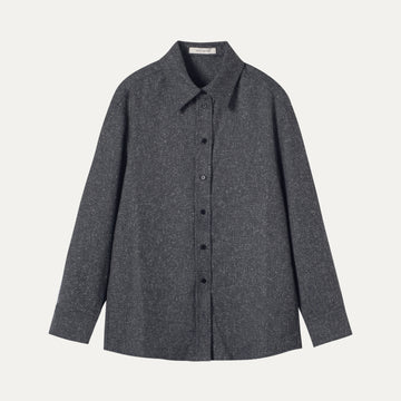 HDL Paire Flamma Heather Grey Textured Shirt