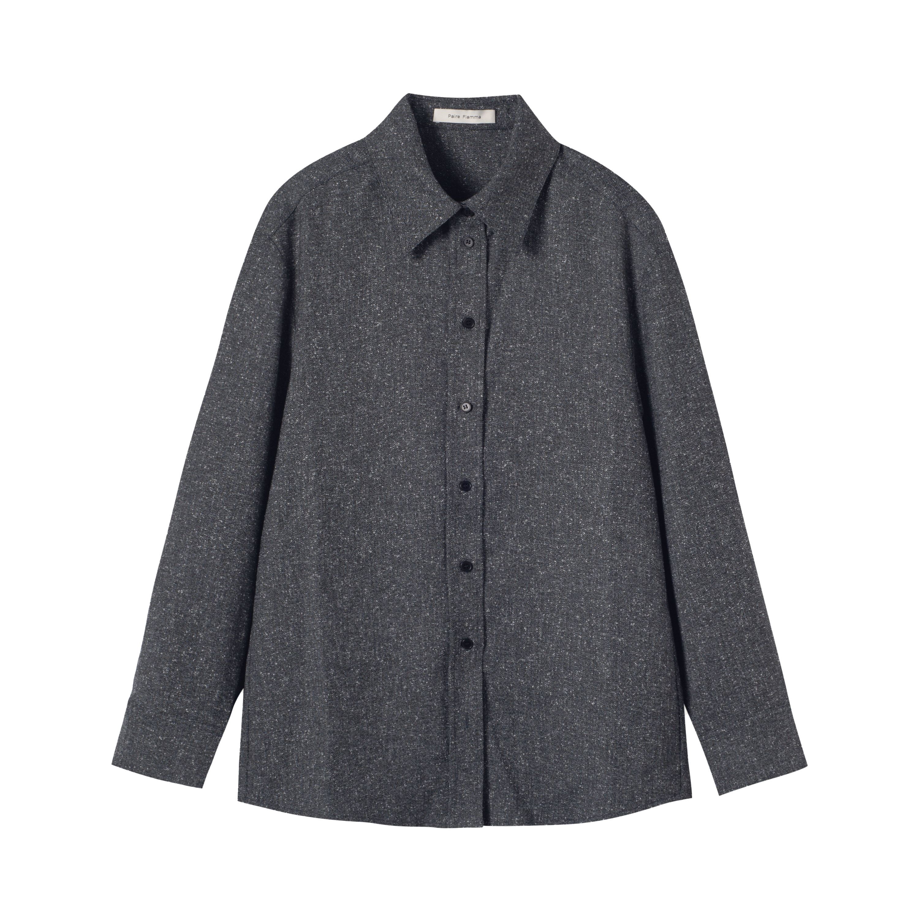 HDL Paire Flamma Heather Grey Textured Shirt