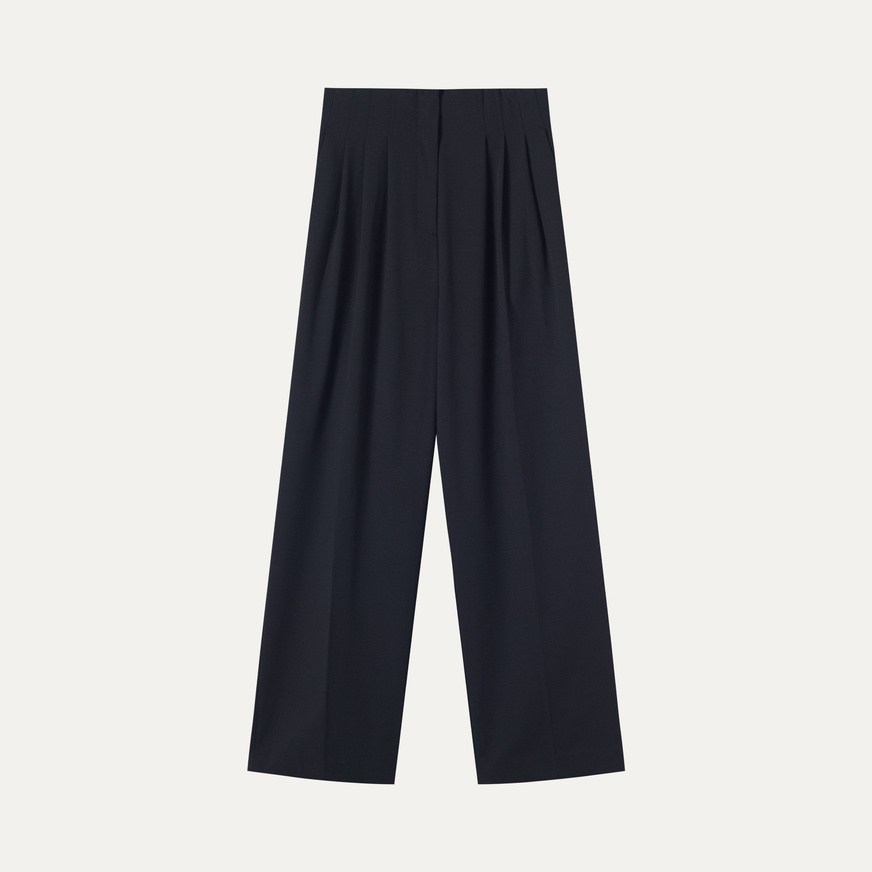 HDL Paire Flamma Black Textured Tailored Trousers