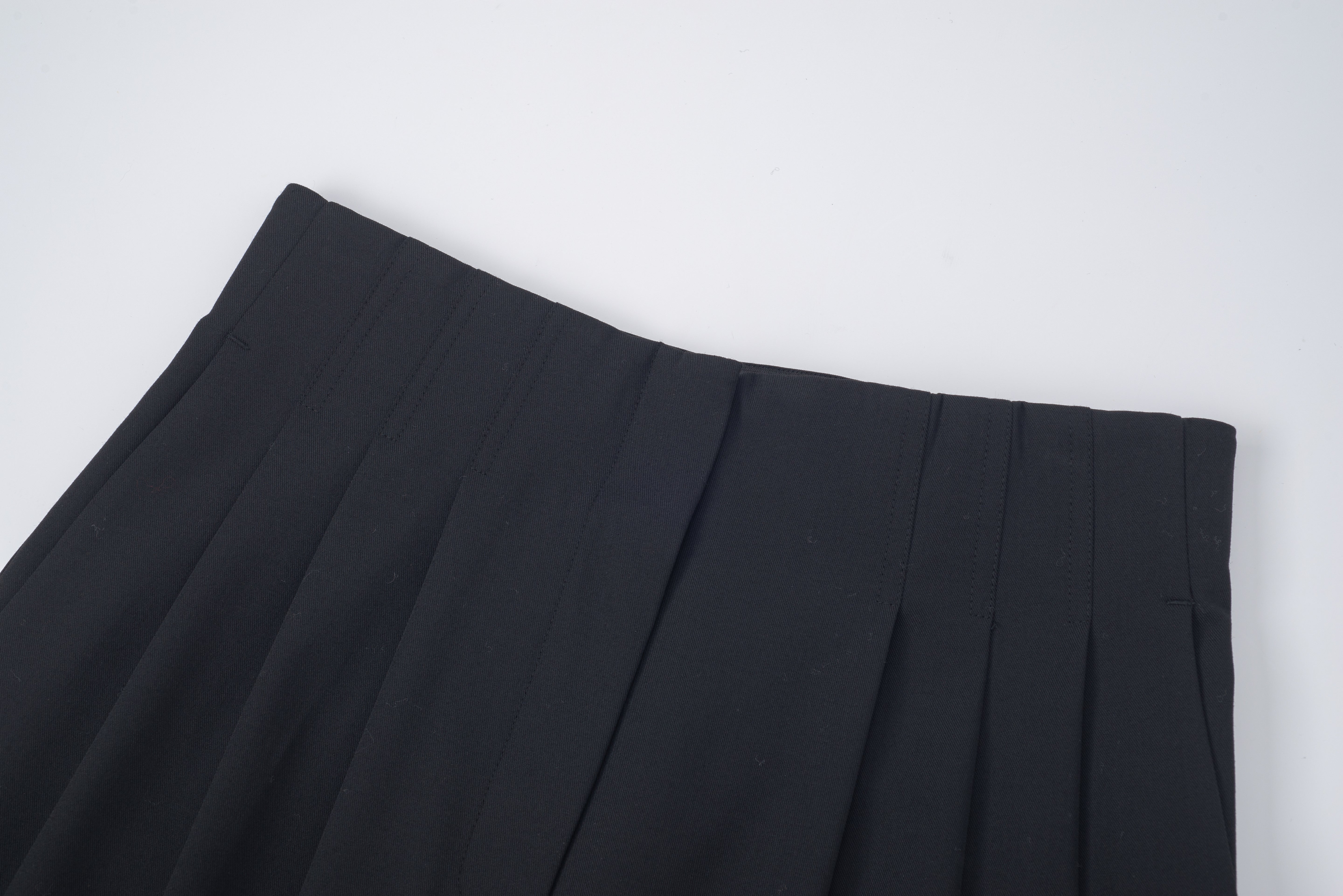 HDL Paire Flamma Black Textured Tailored Trousers