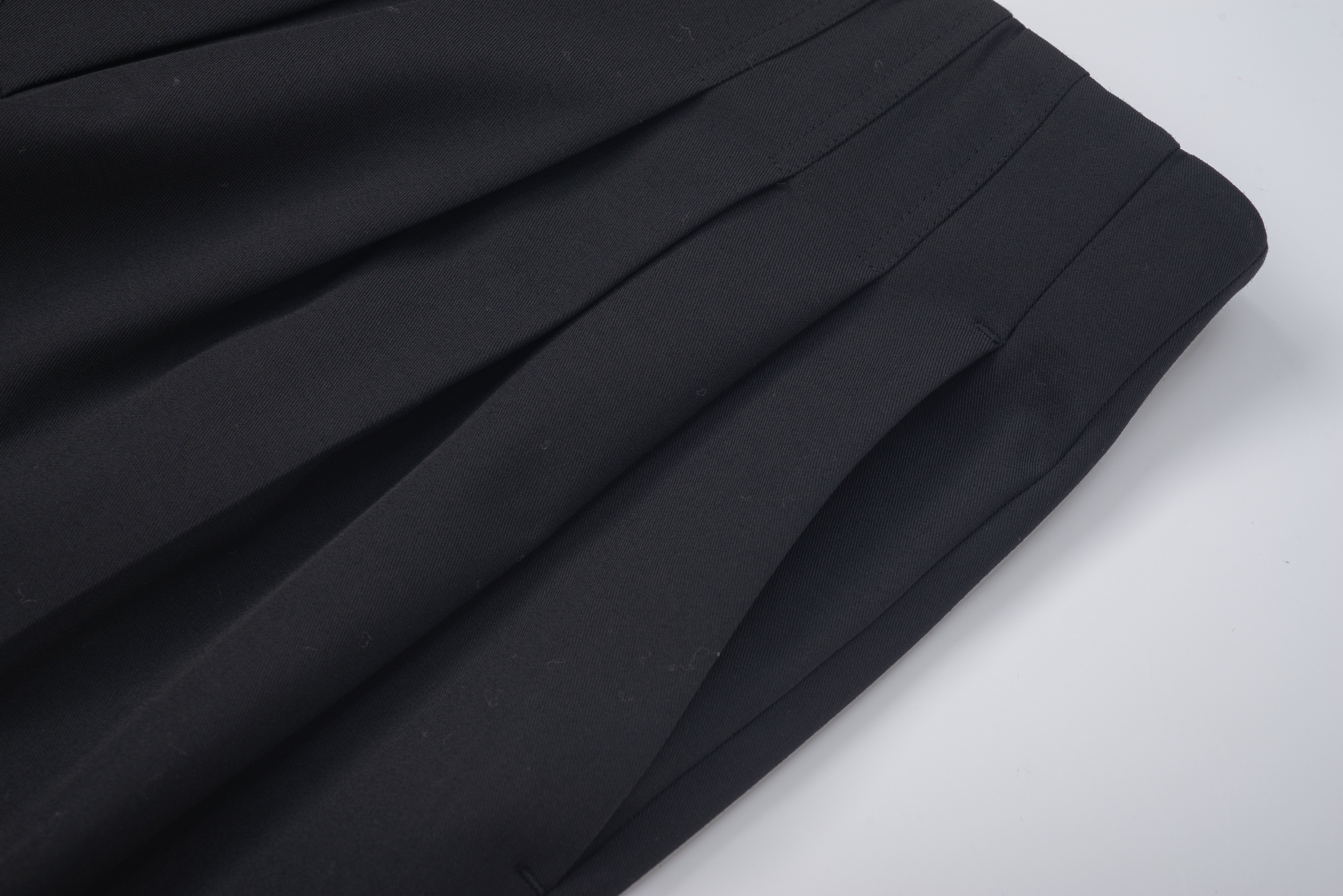 HDL Paire Flamma Black Textured Tailored Trousers