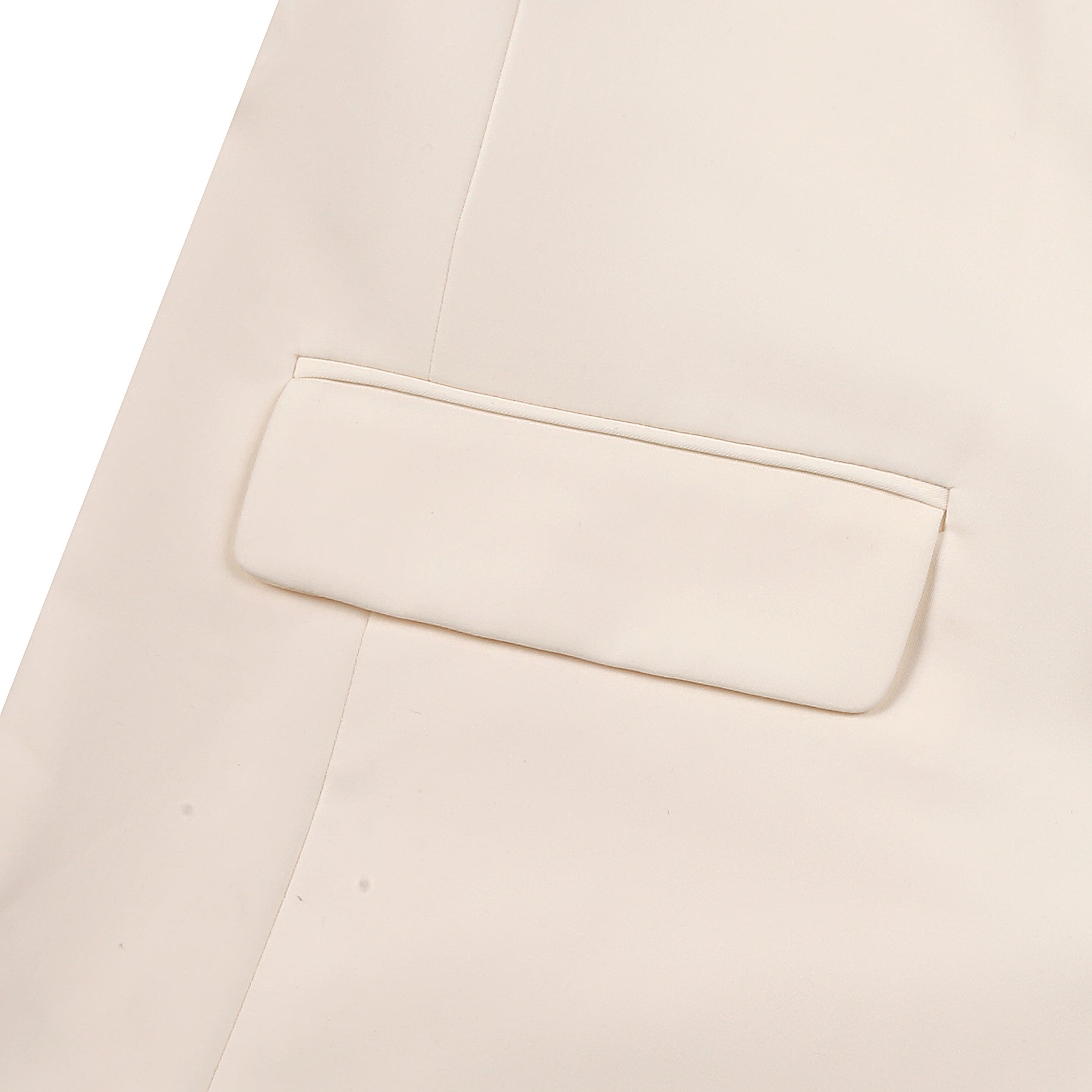 White Stand-Collar Vest