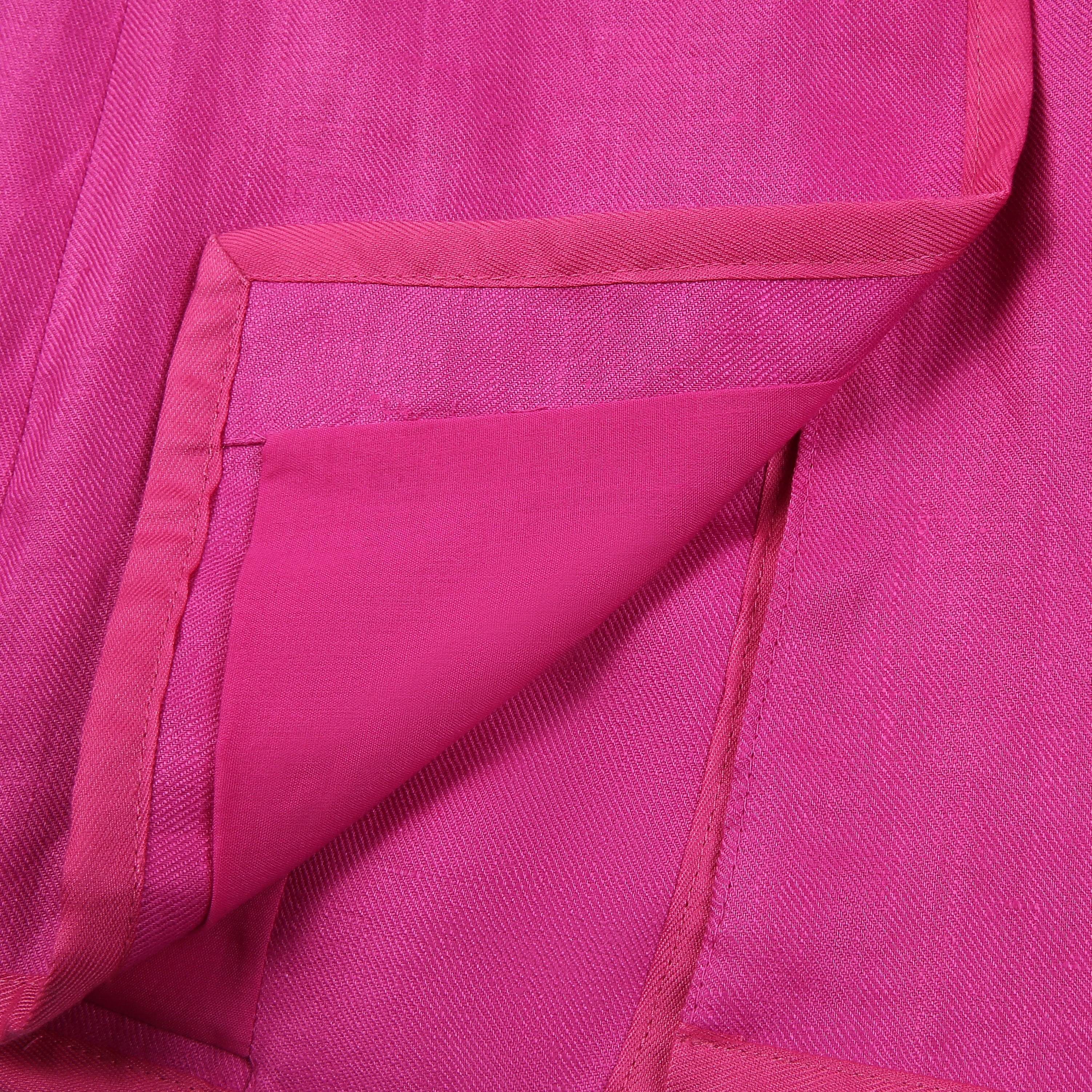 Rose Red Stand-Collar Jacket