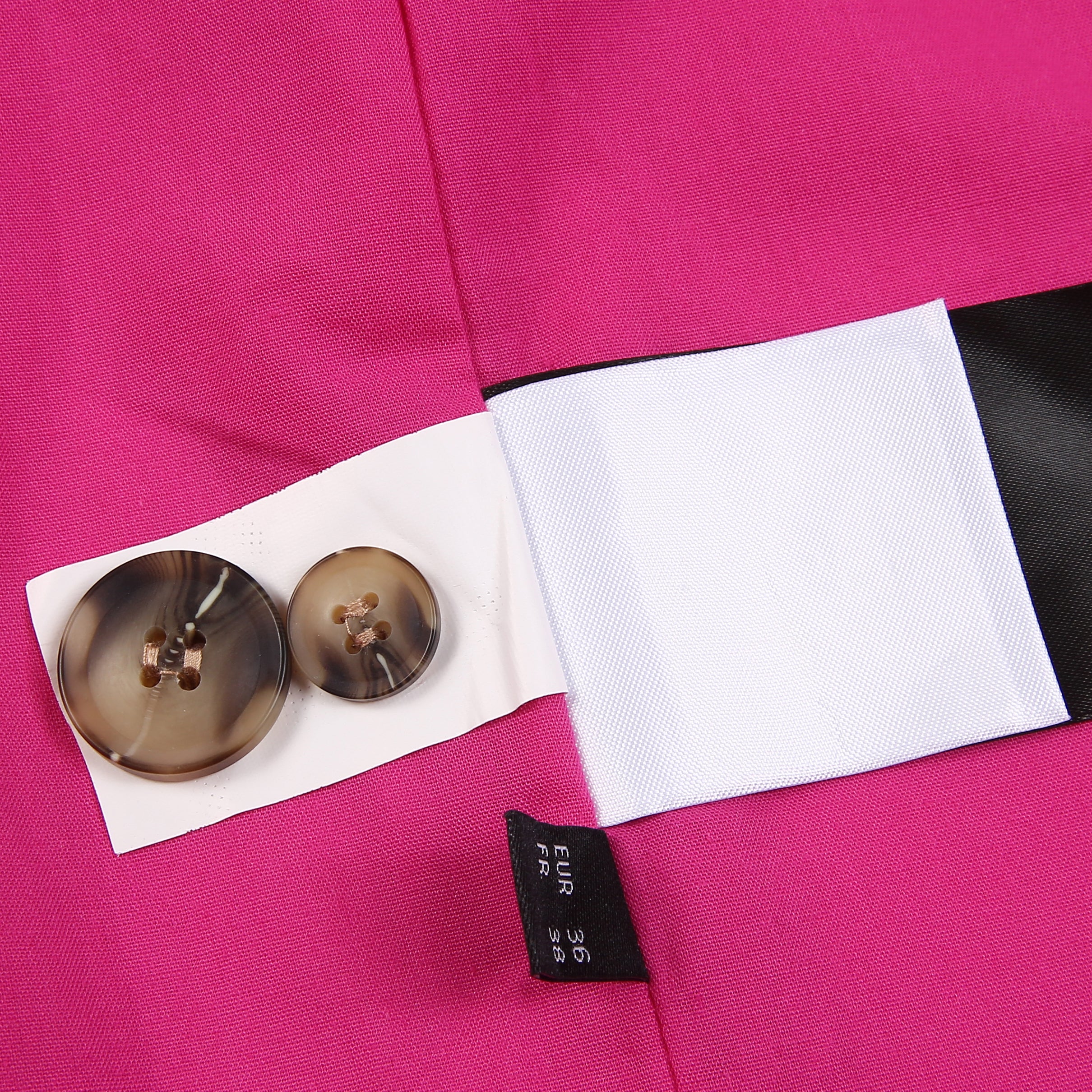 Rose Red Stand-Collar Jacket