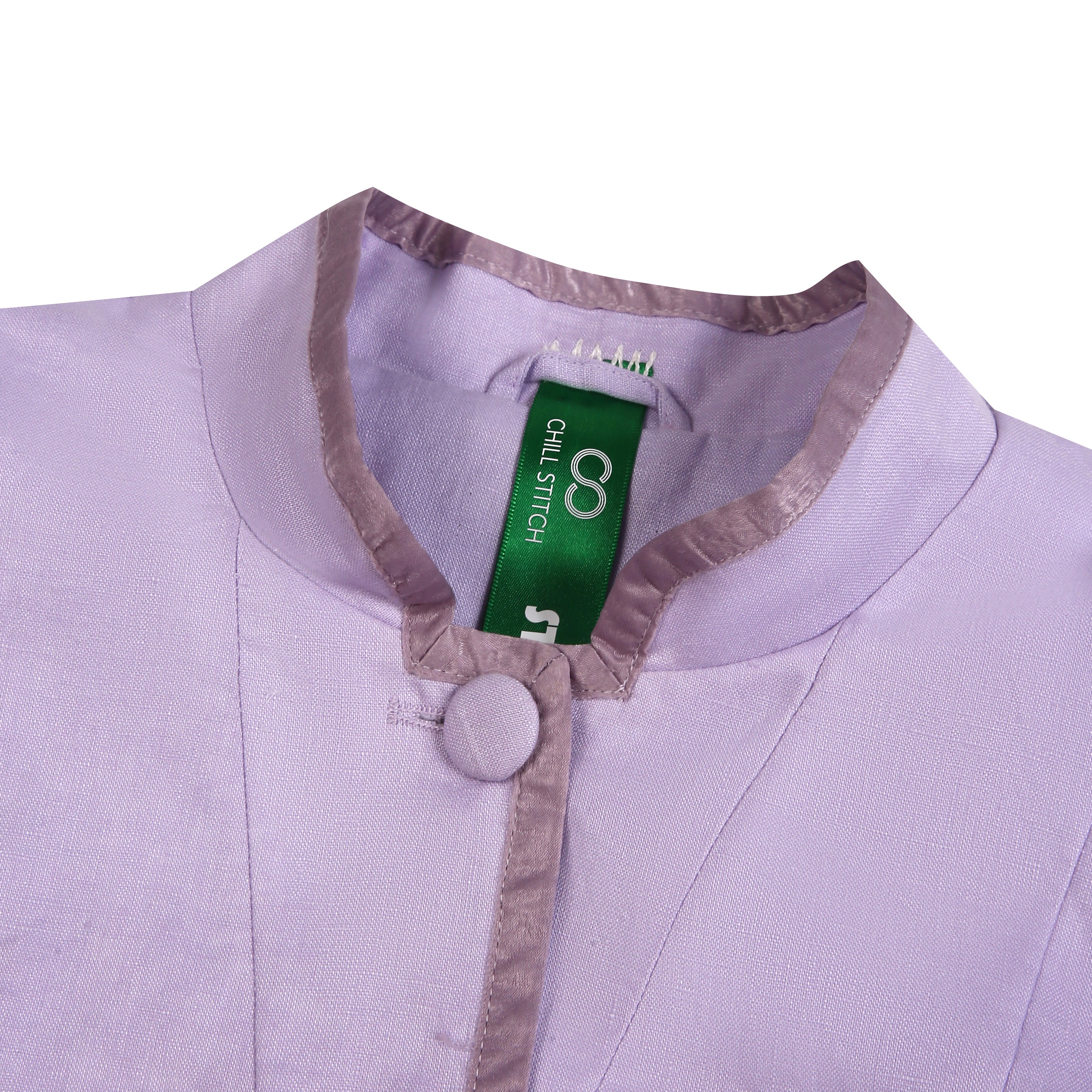 Lilac Linen Jacket