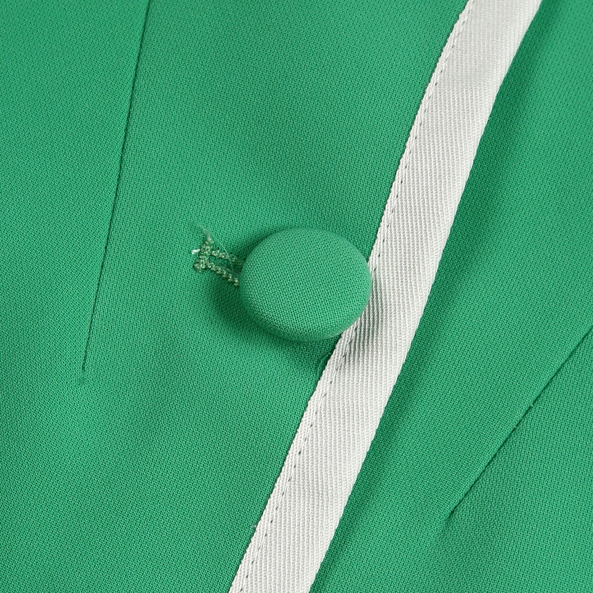 Green Stand-Collar Vest