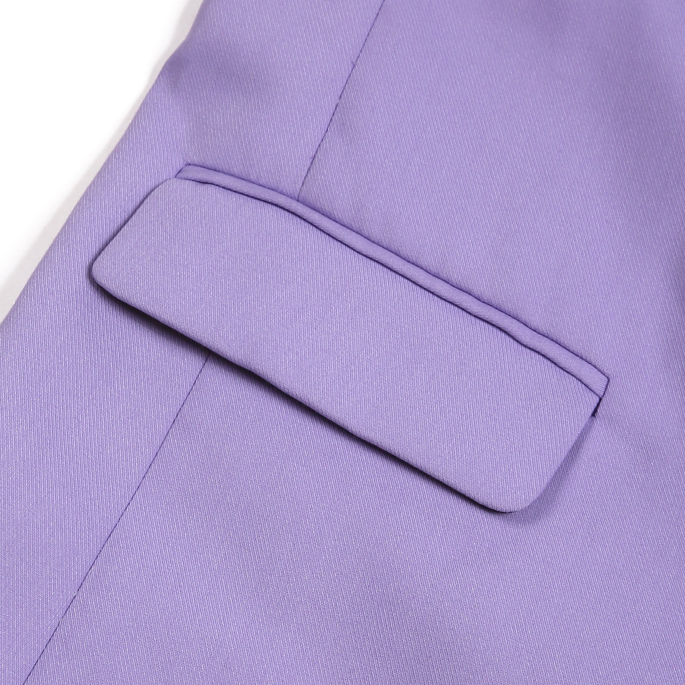 Purple Stand-Collar Vest