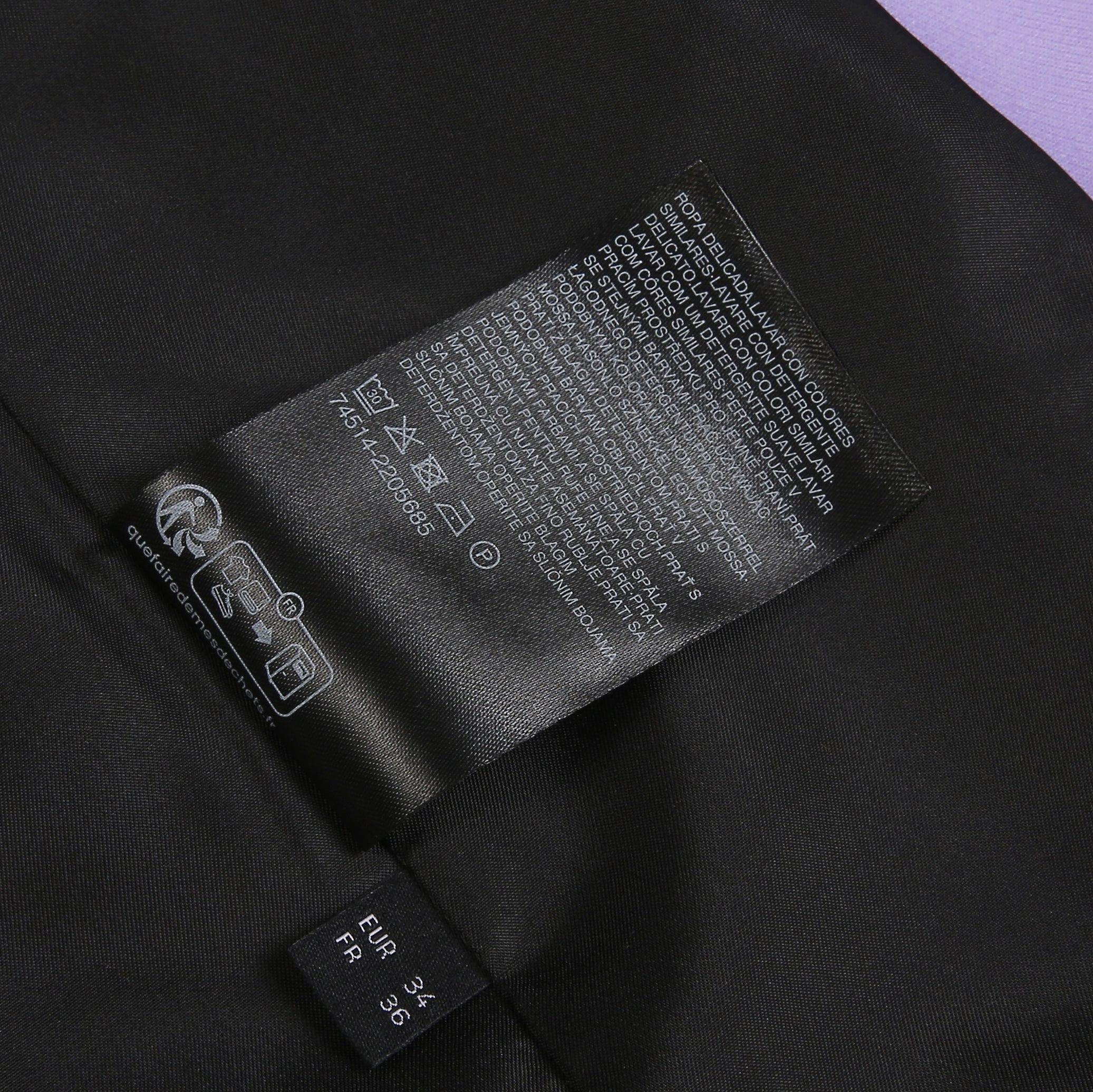 Purple Stand-Collar Vest