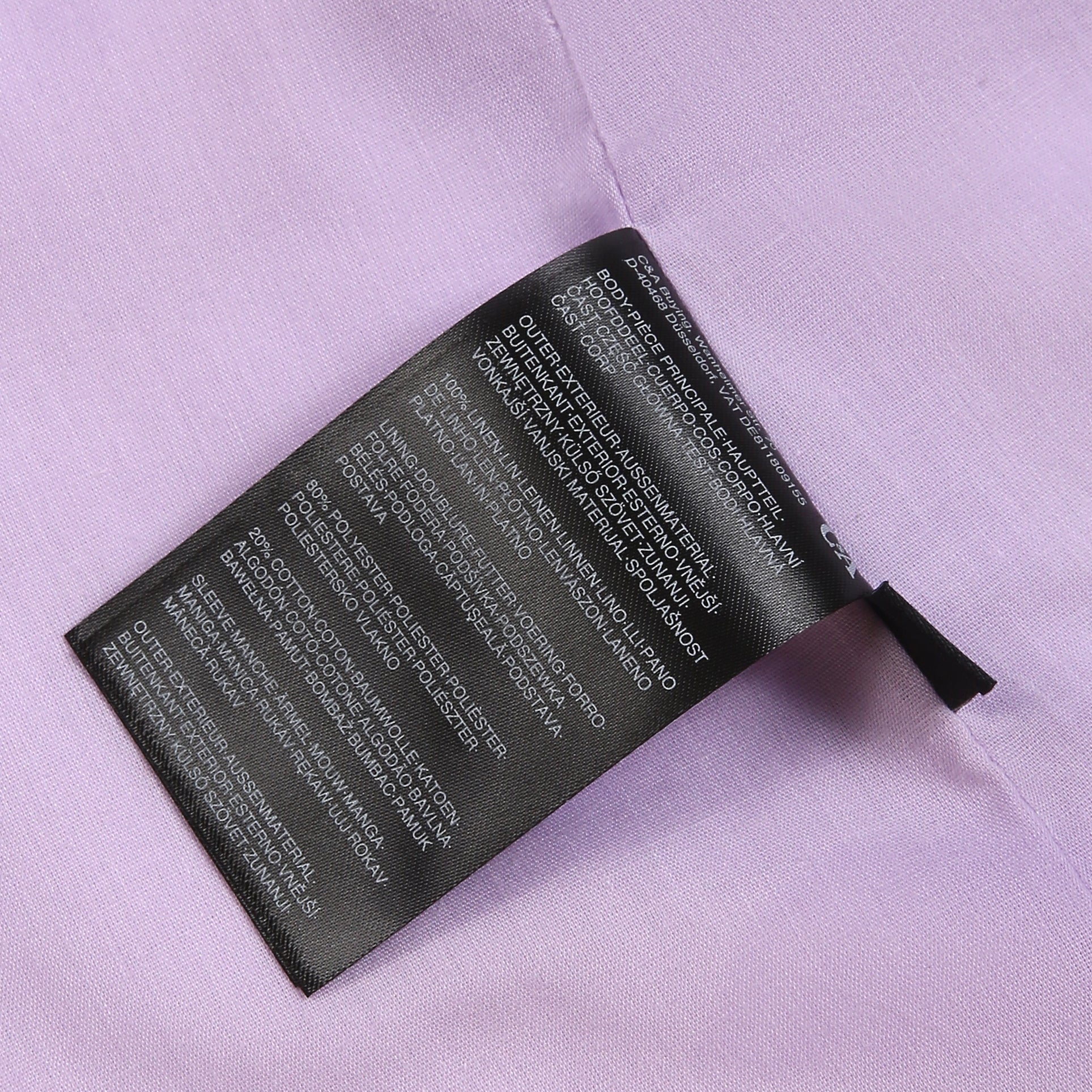 Lilac Linen Jacket