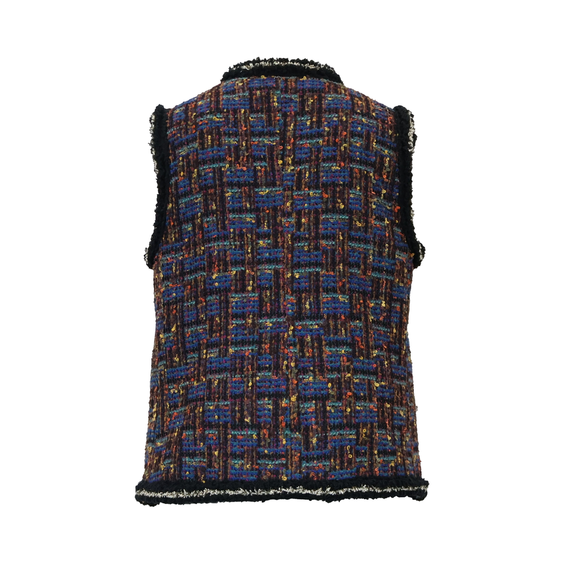 Tweed Double-breasted Vest