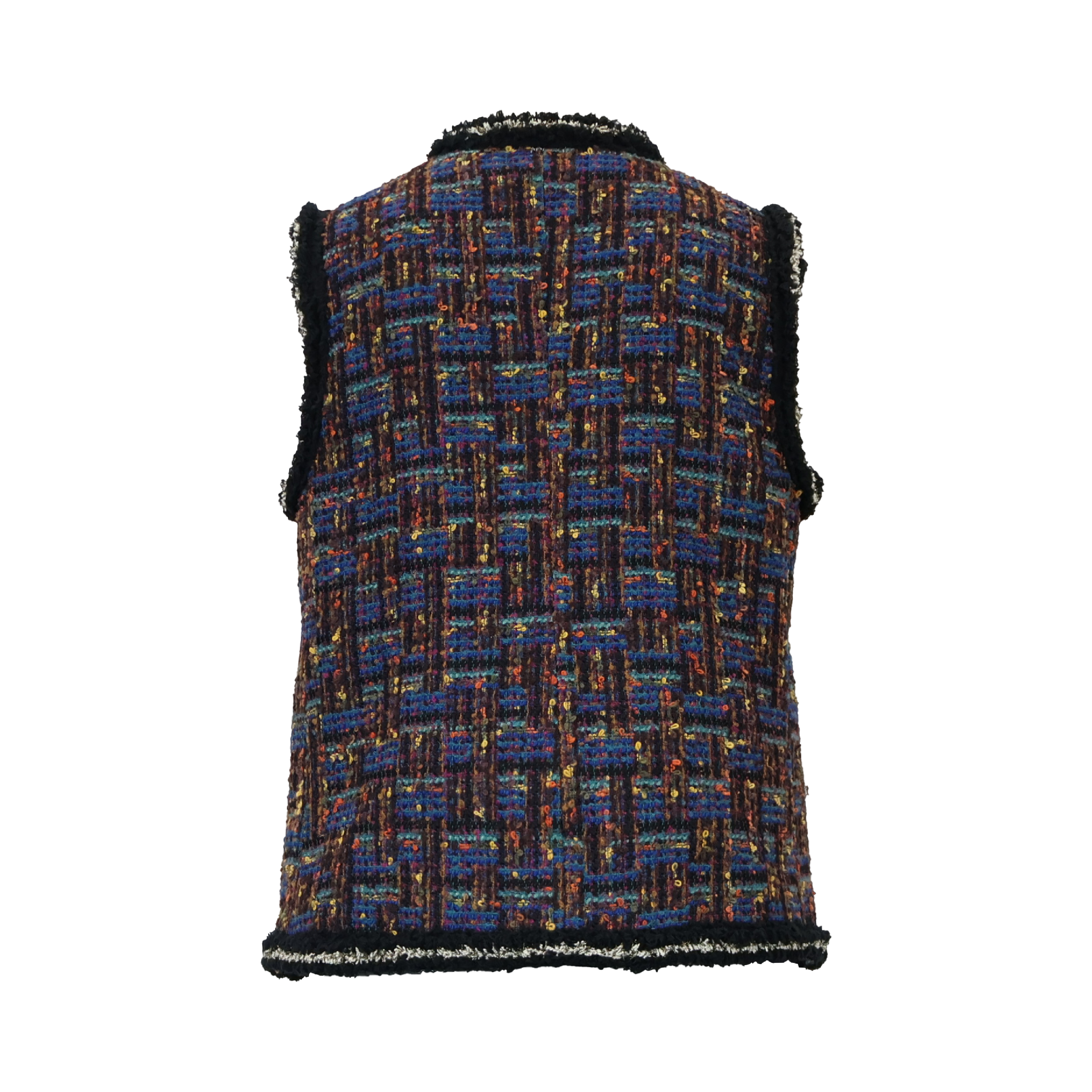 Tweed Double-breasted Vest