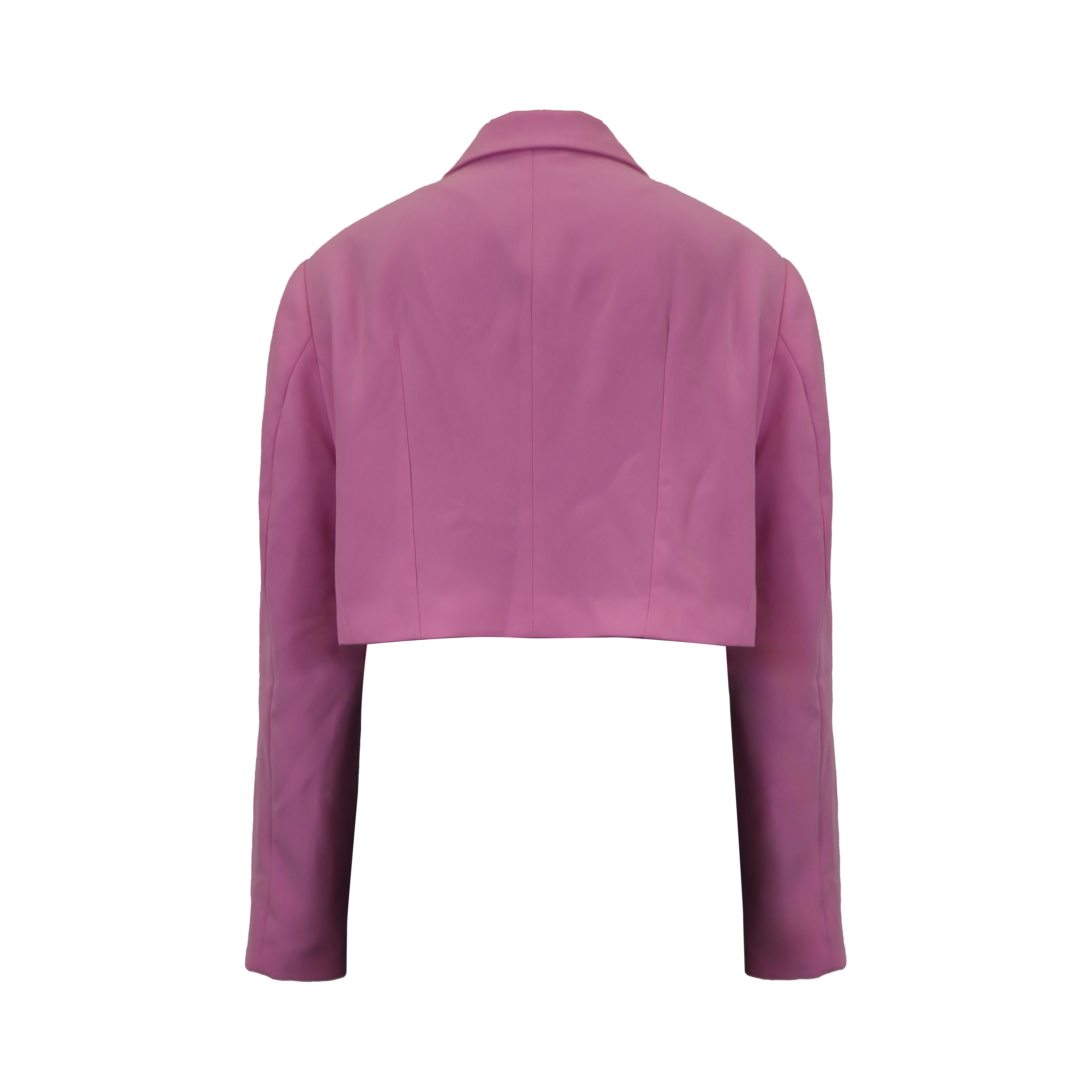 Pink Cropped Blazer